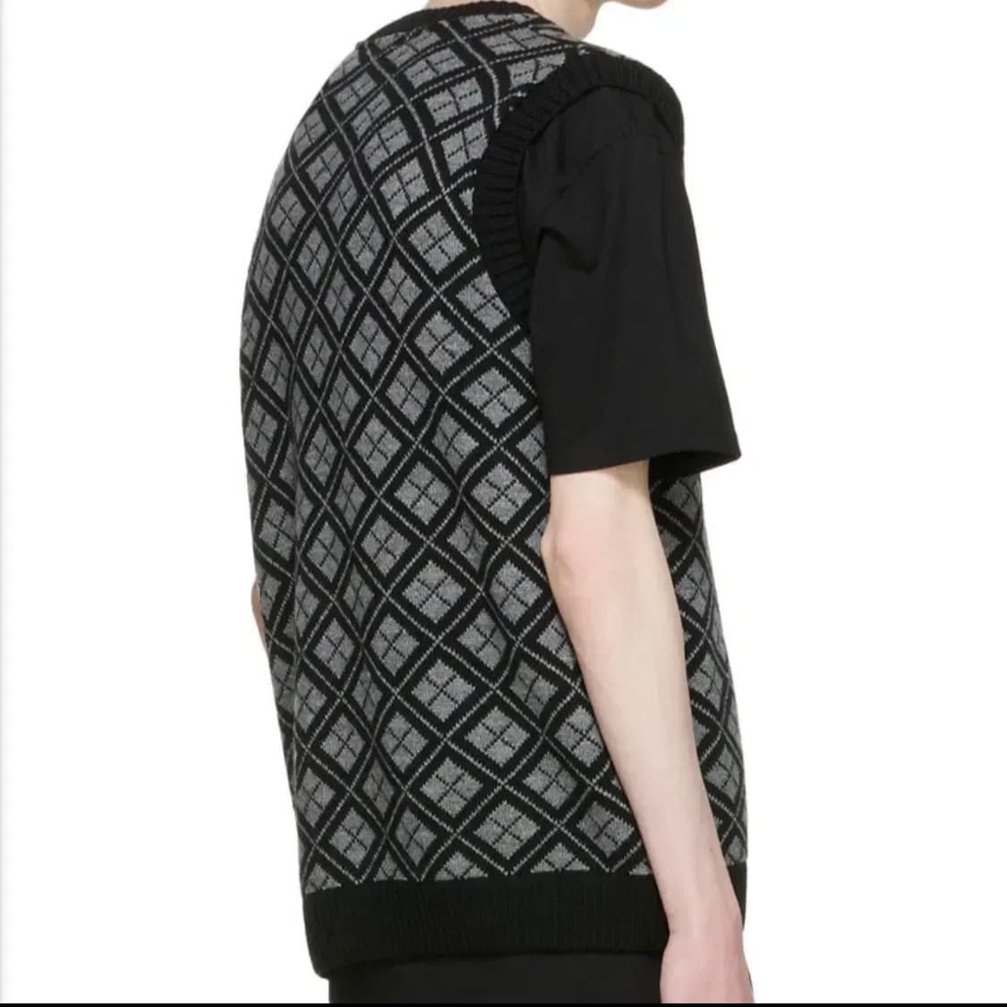 남성) 22SS 매너스 골프 체크 패턴 베스트 상품이미지3