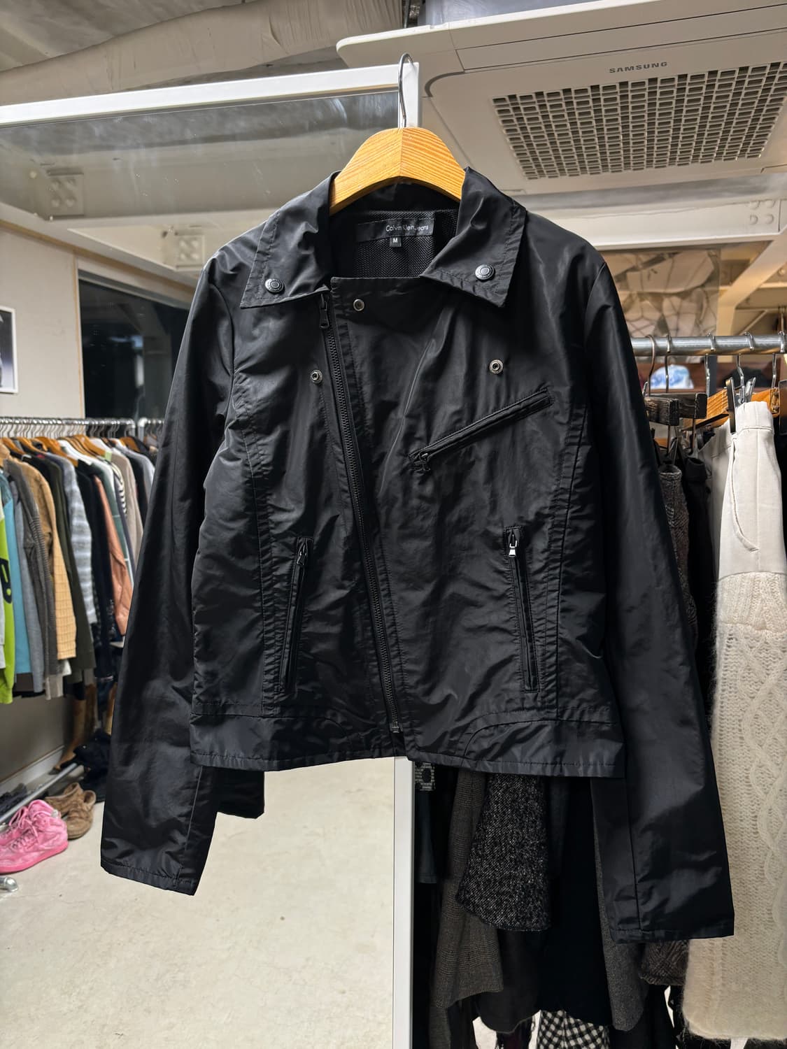 캘빈클라인 나일론 라이더 자켓 상품이미지2