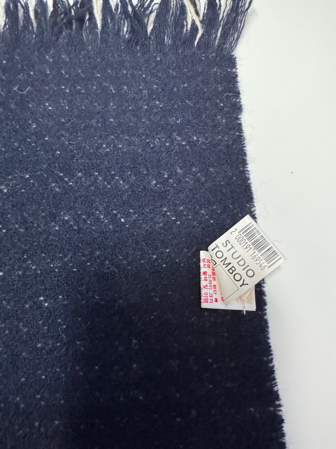 스튜디오톰보이 체크 패턴 울 머플러 상품이미지4