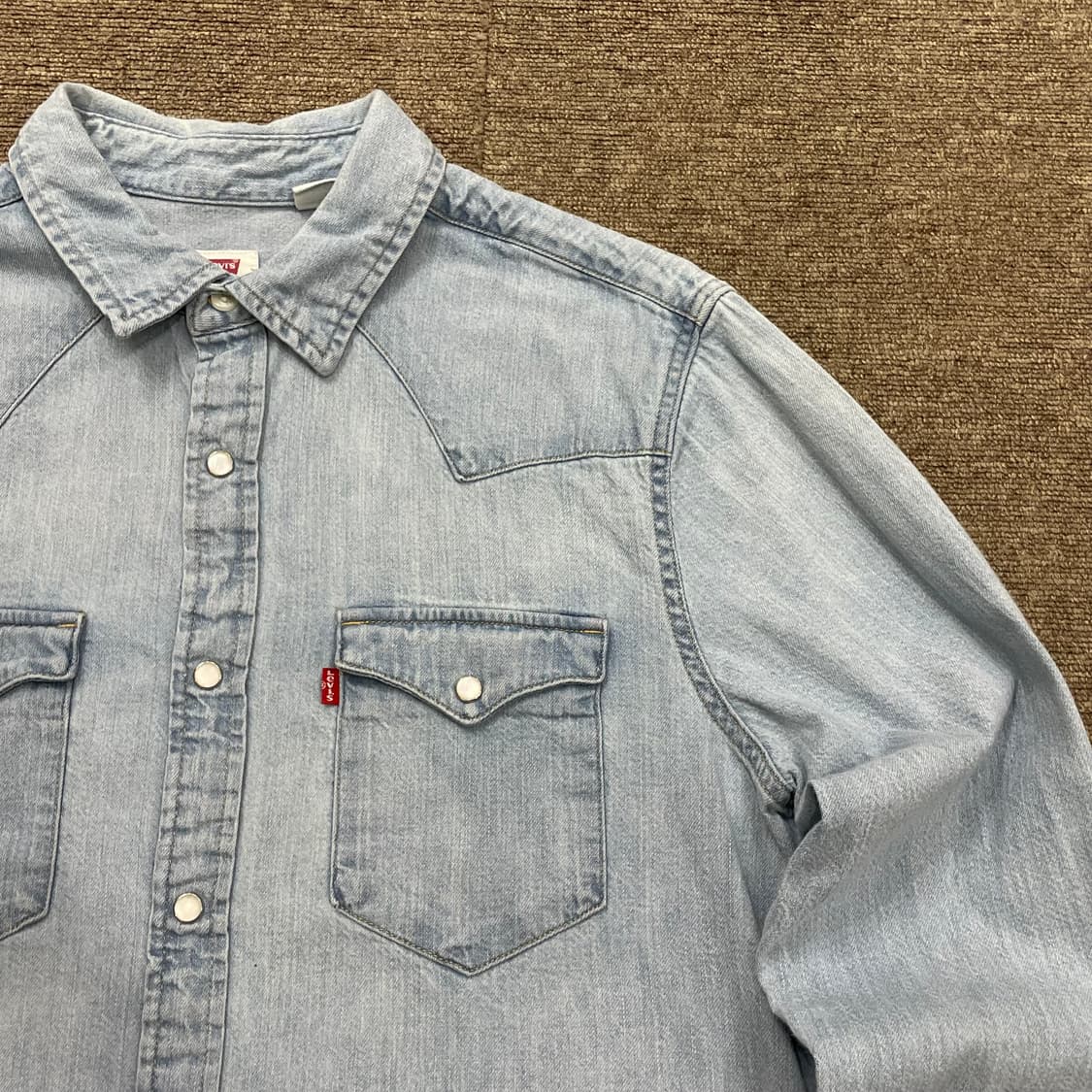 (M) Levi's 리바이스 웨스턴 데님 셔츠 상품이미지6