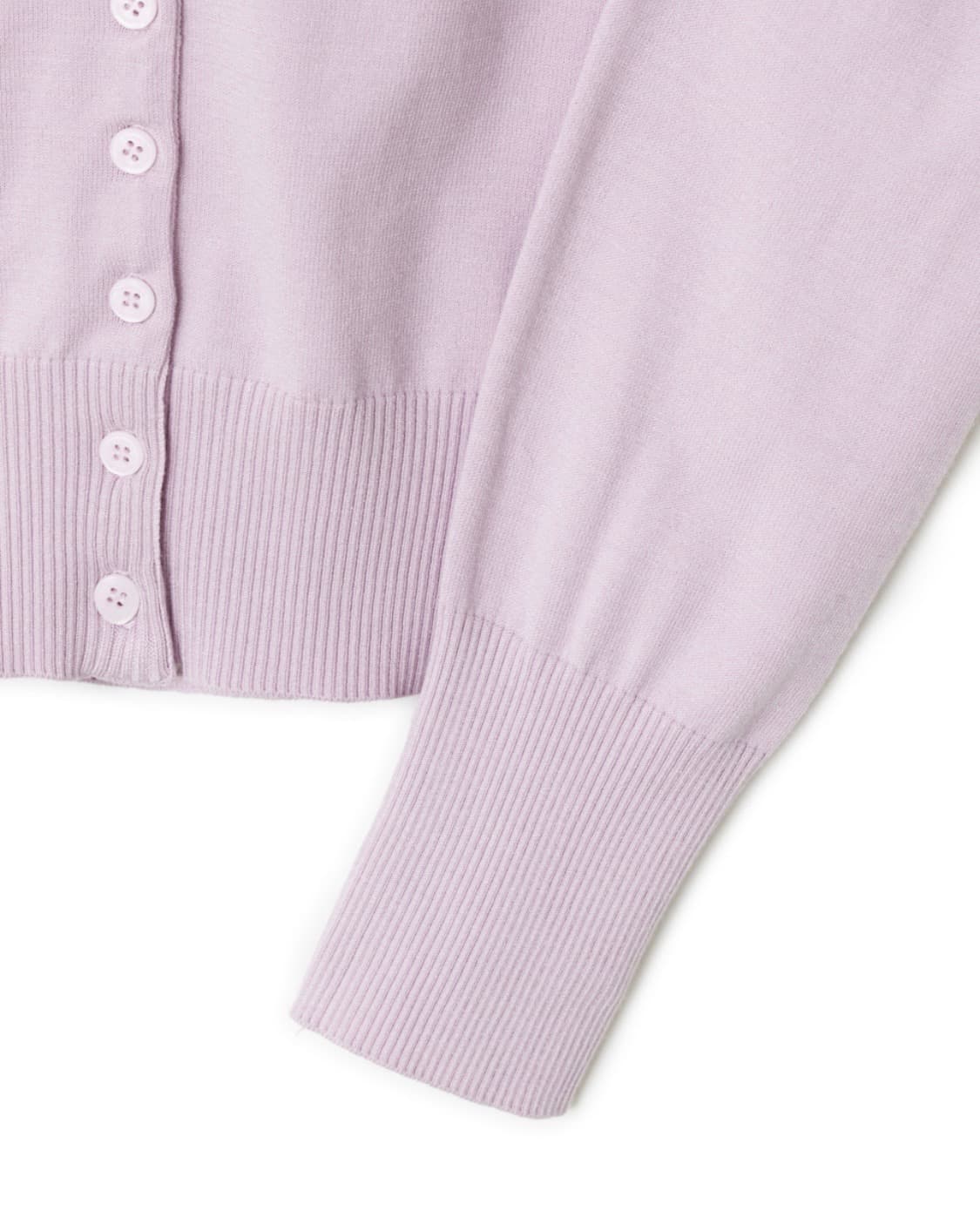 썬번프로젝트 베이직 라운드 가디건 퍼플 상품이미지3