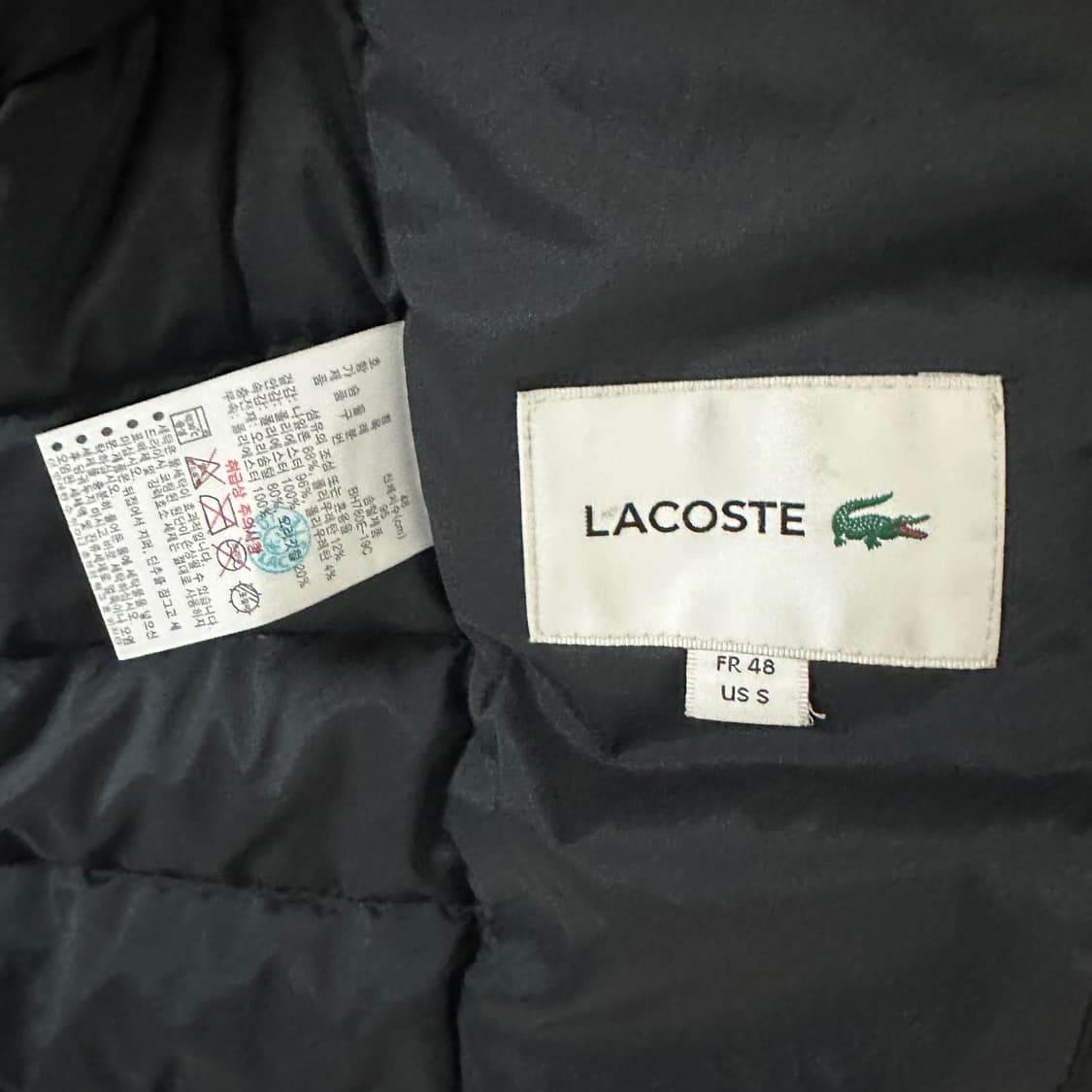 라코스테 패딩조끼S 상품이미지4