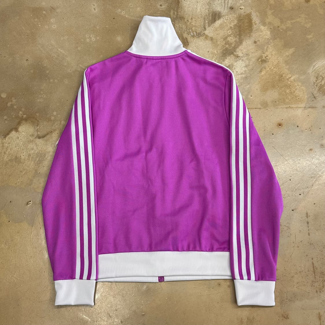 XS 아디다스 퍼플 화이트 트랙탑 상품이미지3