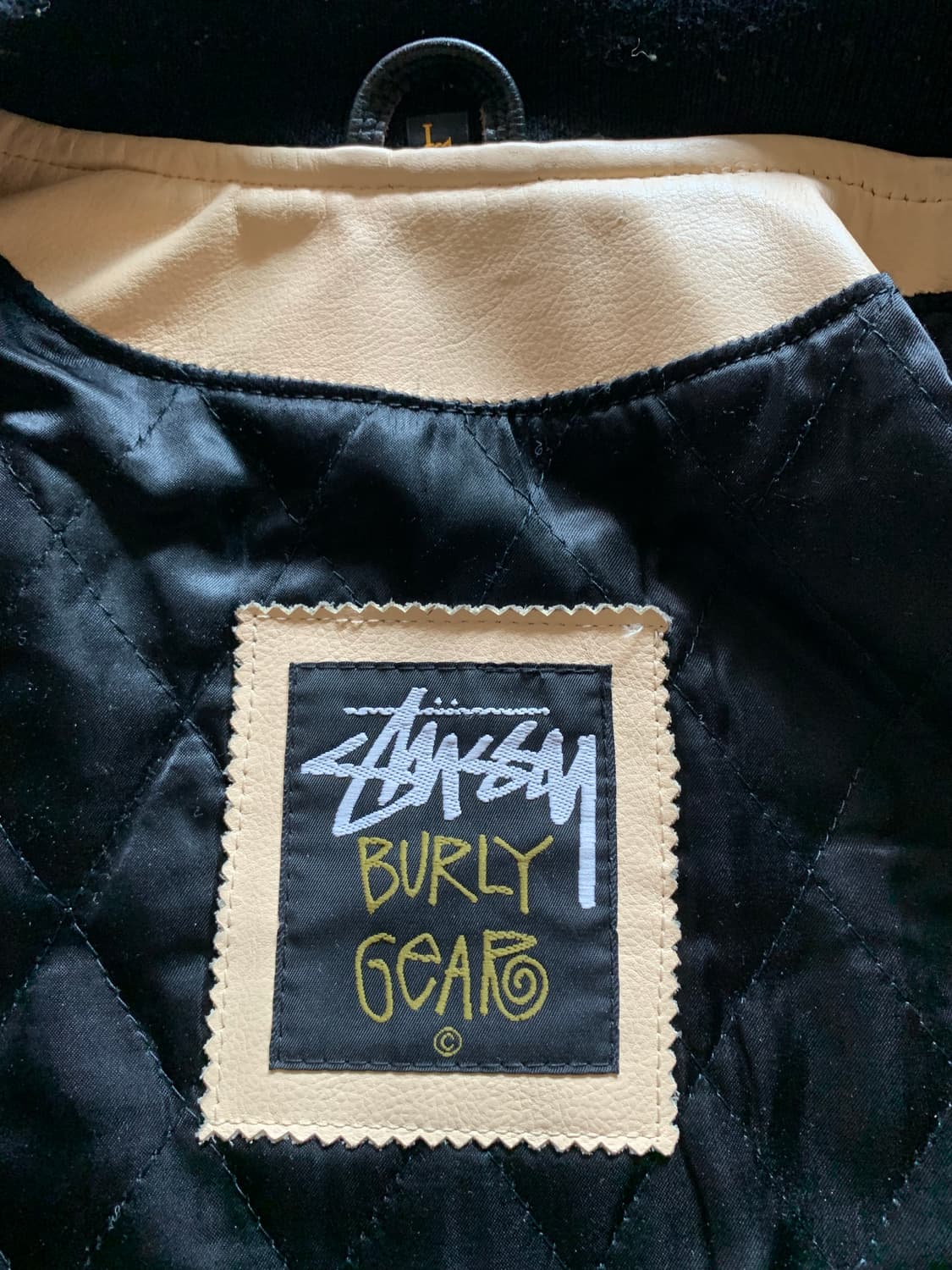 old stussy 스투시 ss coupe 바시티 자켓 L사이즈 상품이미지3