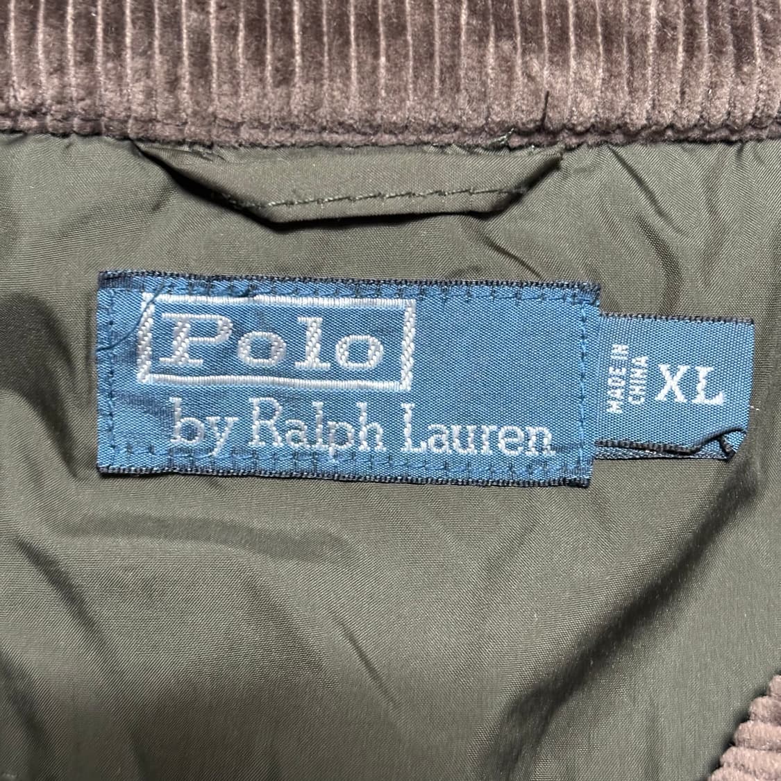 XL 폴로랄프로렌 코듀로이 카라 퀼팅자켓 상품이미지4