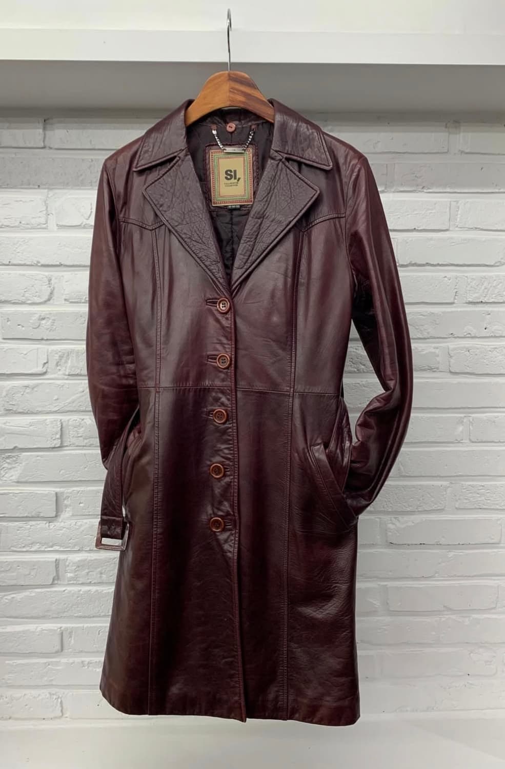 빈티지 리얼 소가죽코트 상품이미지1