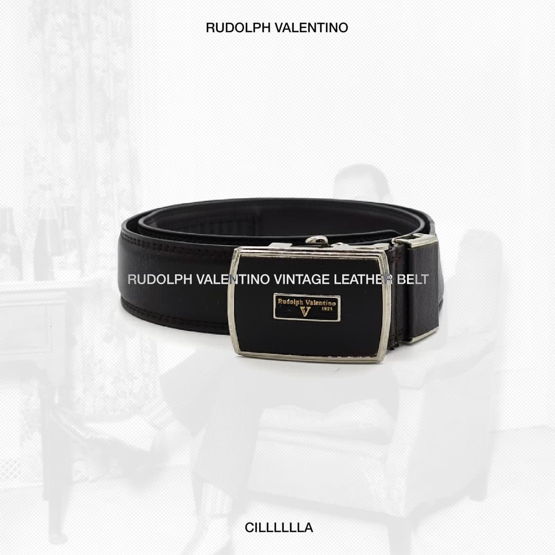 VINTAGEBELT 루돌프 발렌티노 빈티지레더벨트 상품이미지1