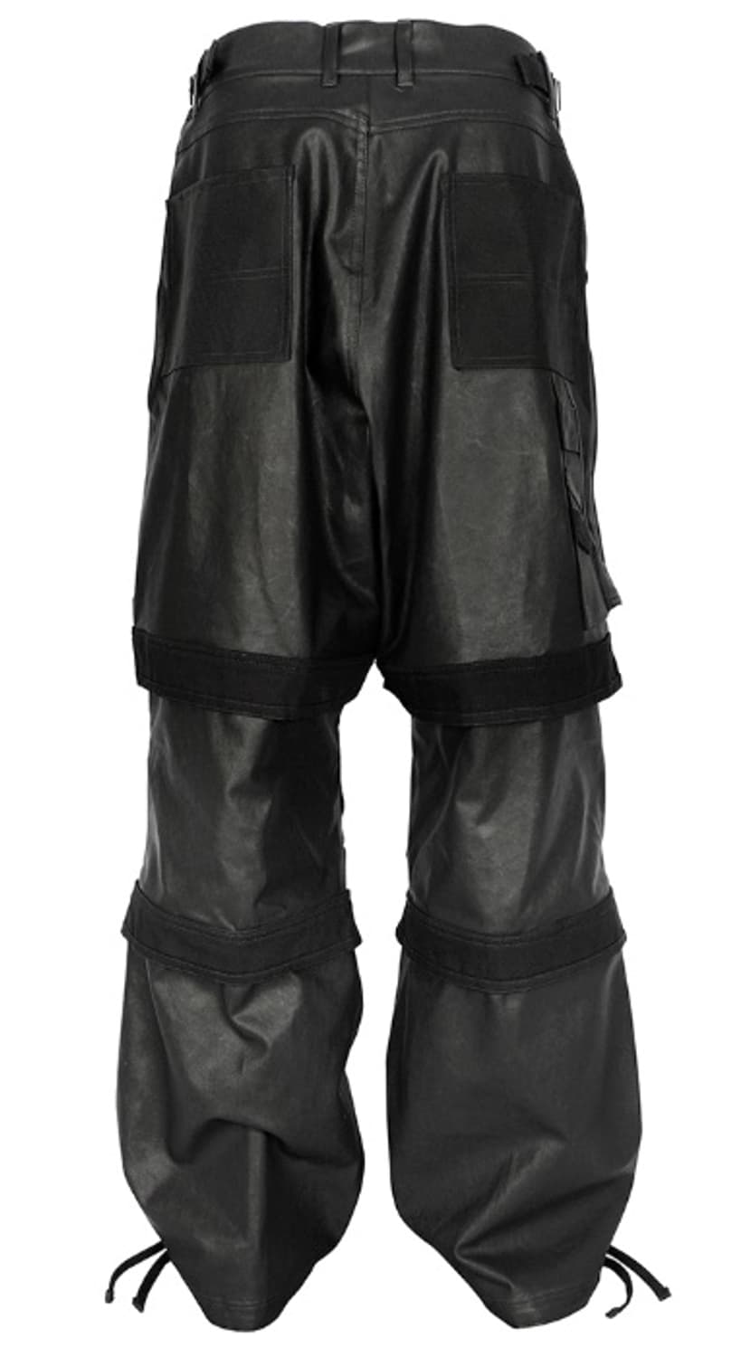 파프롬왓 레이어드 레자 팬츠 2사이즈 팝니다. 상품이미지3