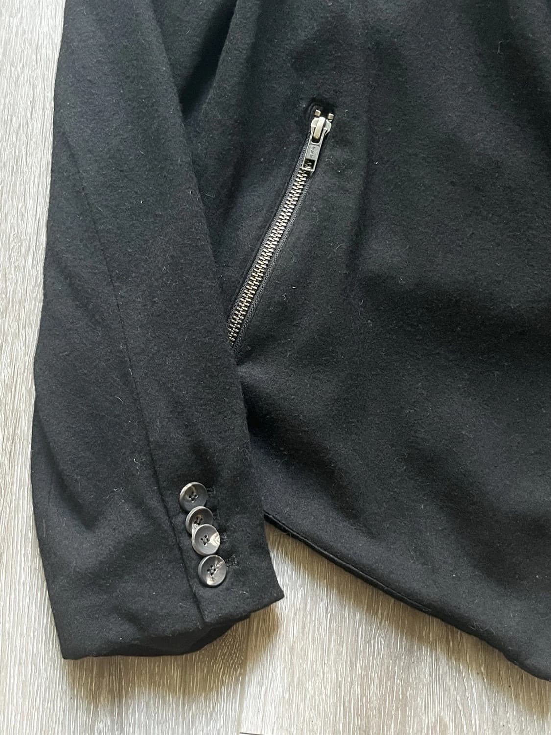 헬무트랭 울 드레이프 자켓 블랙  상품이미지4