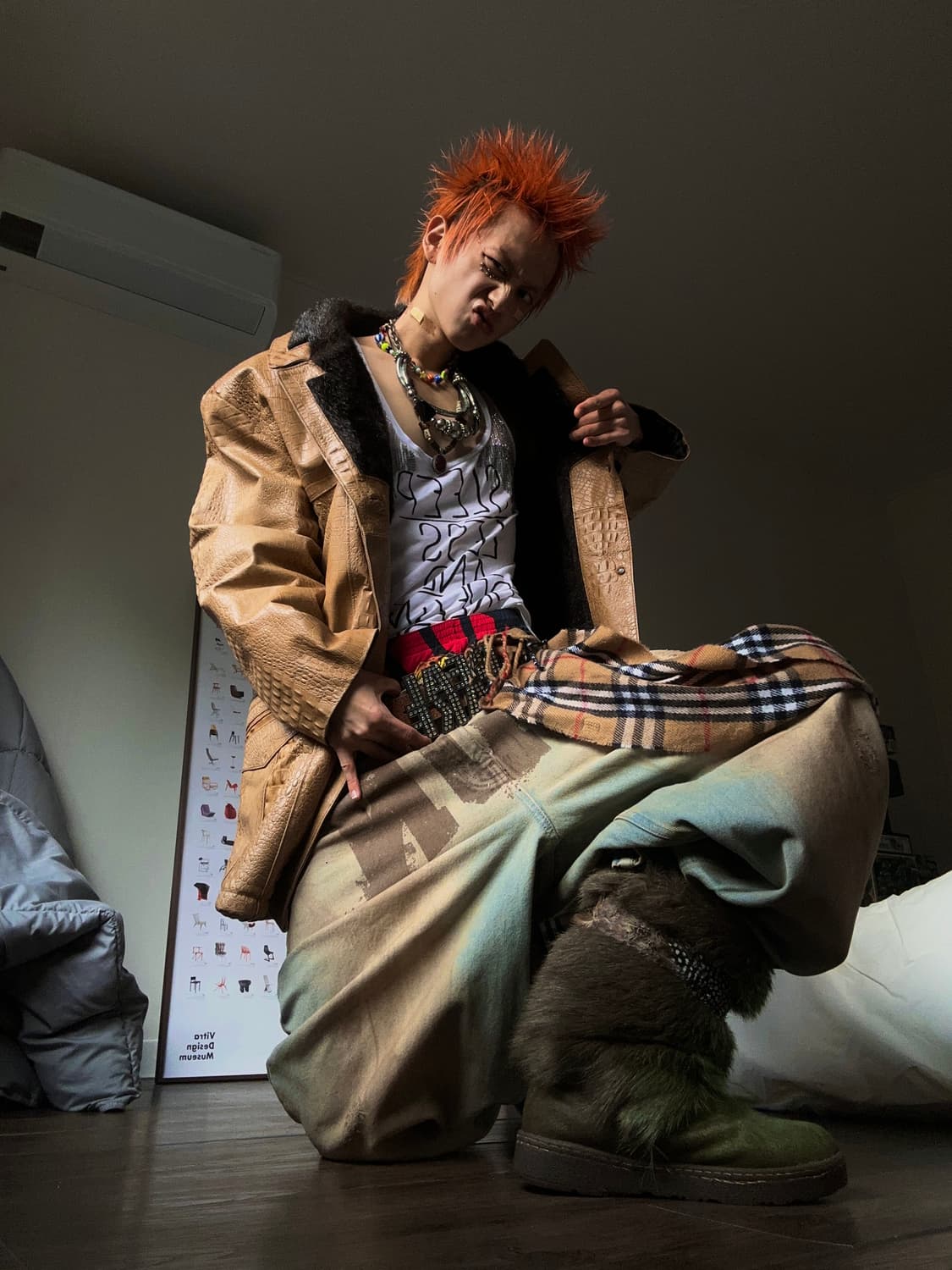 Jaded London "LDN" 더티 워시드 와이드 진 상품이미지2