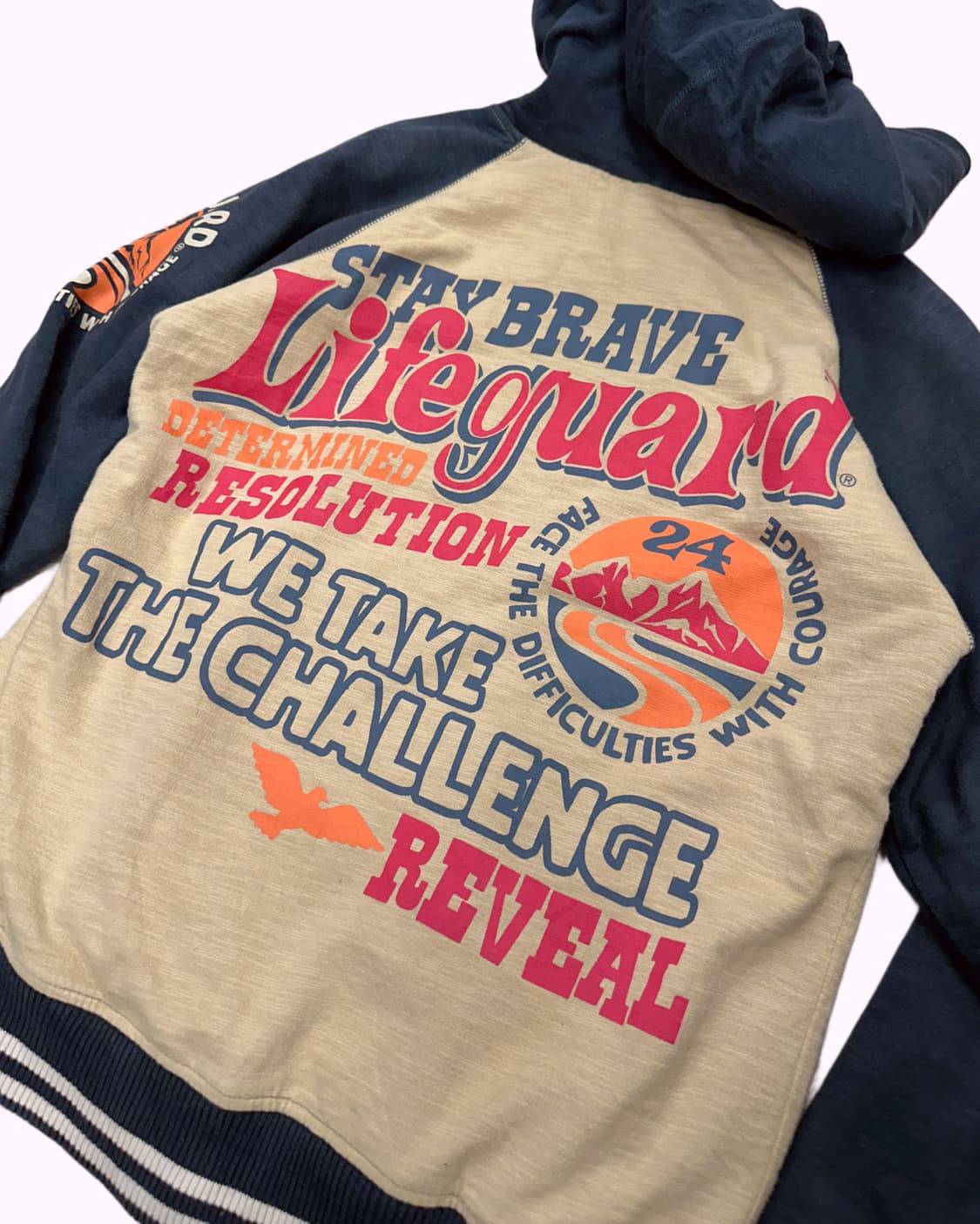 logo fur lining hood zip-up 상품이미지7