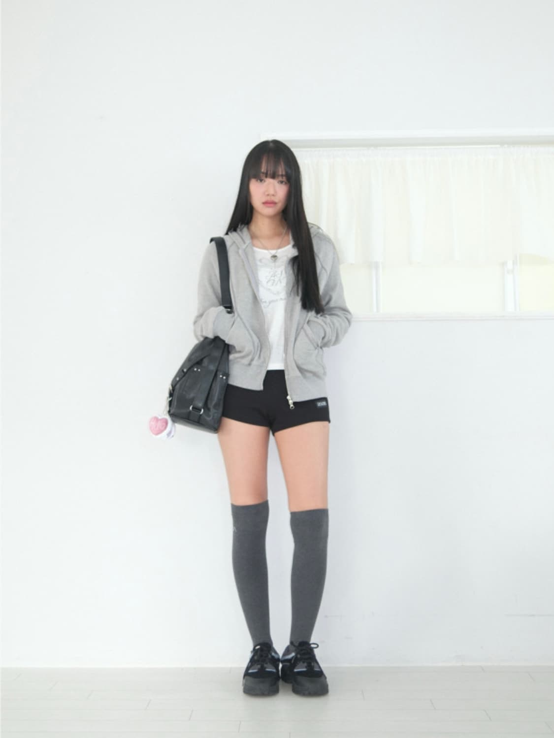 애즈온 마루 마이크로 쇼츠 블랙 상품이미지1