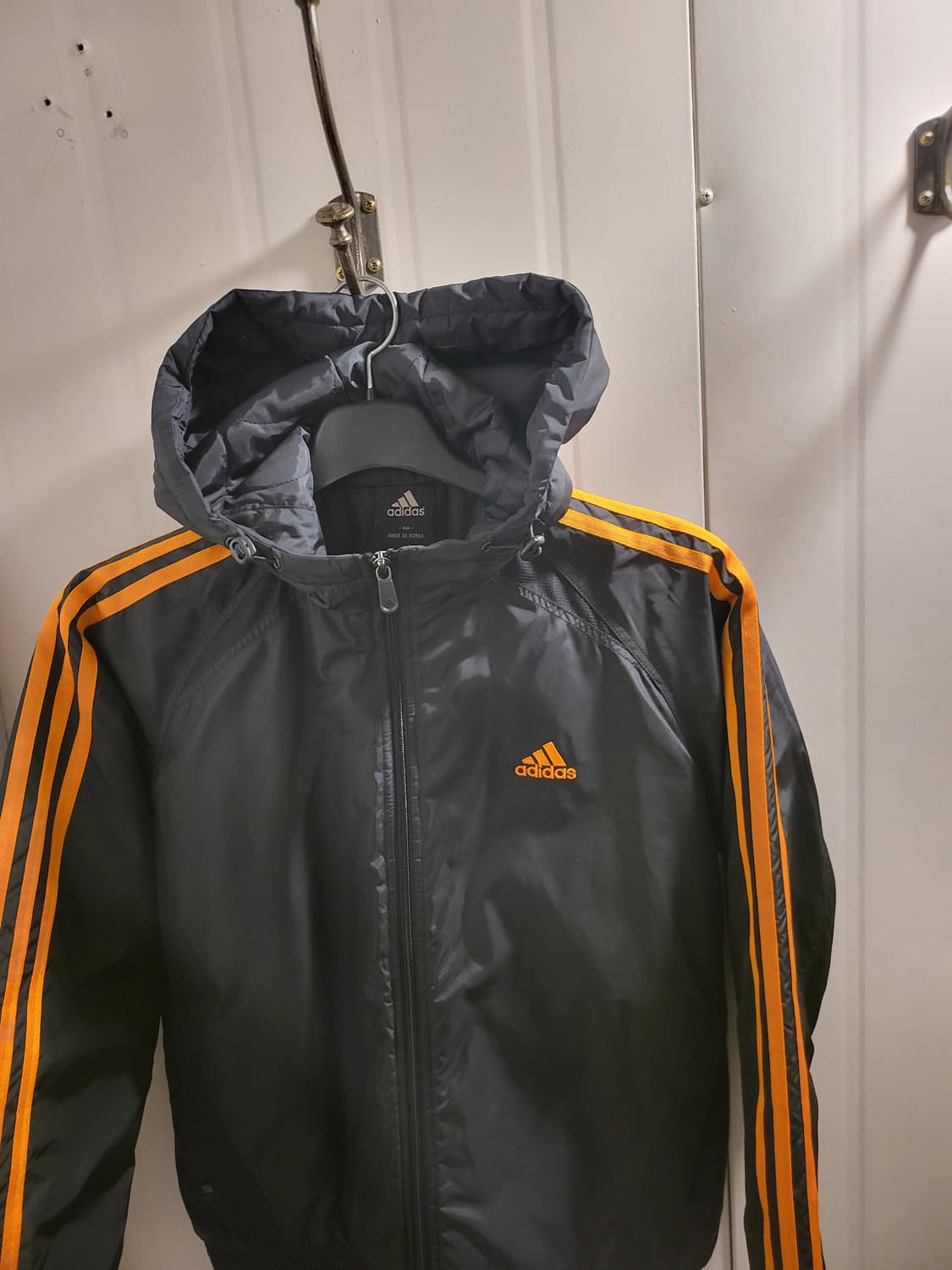 아디다스 삼선  후드경량패딩 상품이미지2