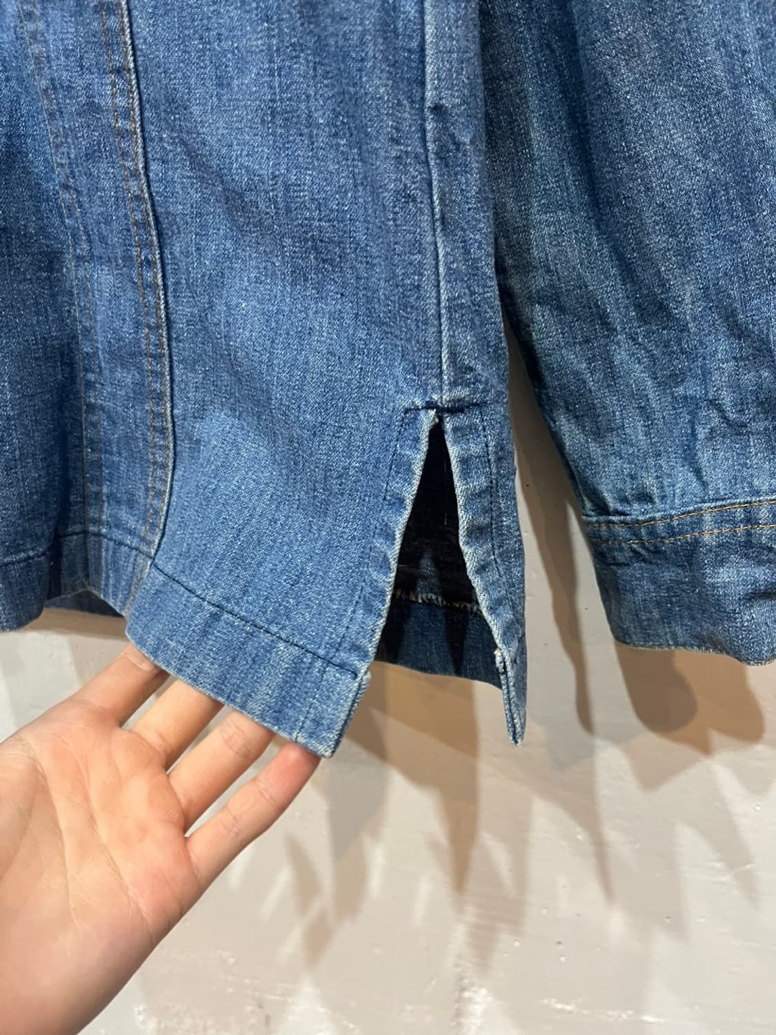 70s Lee 데님 셔츠 자켓 Made in USA 상품이미지6