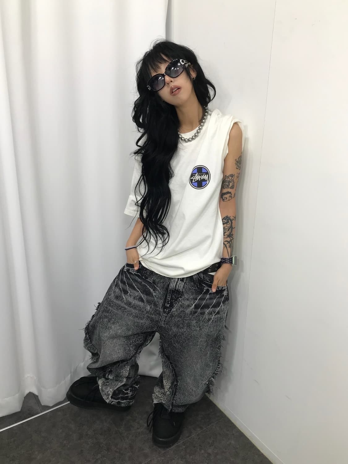 Stussy Cross Dot Pigment T-shirt 상품이미지2