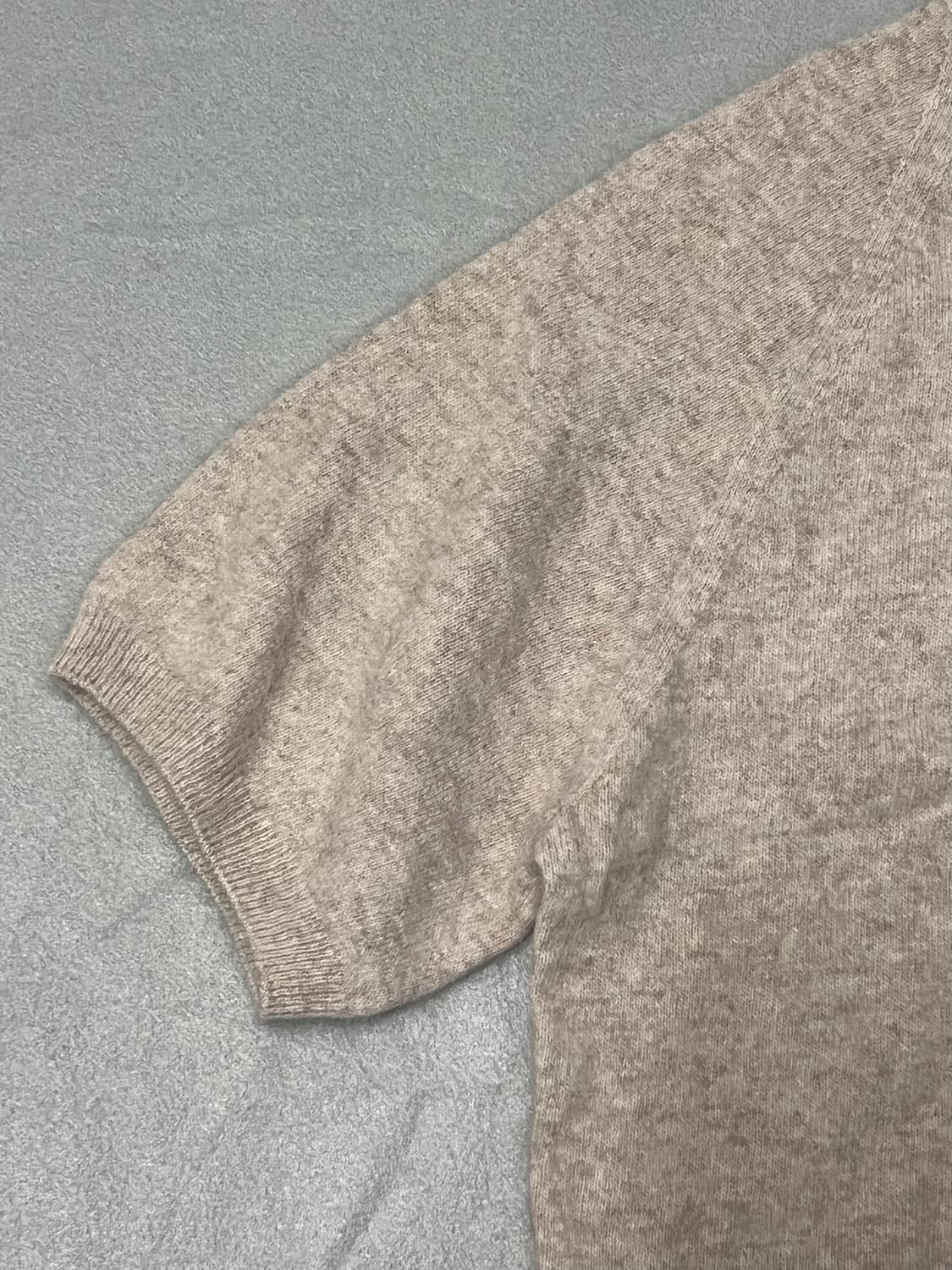 오트밀 베이지 캐시미어 니트 상품이미지3