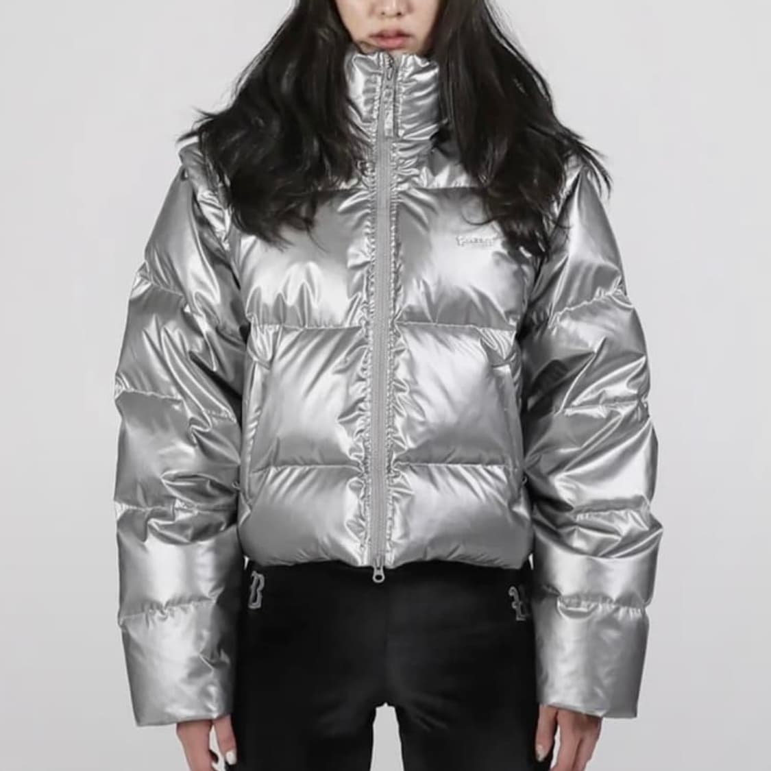 BADBLOOD 디테쳐블 슬리브 실버 푸퍼  상품이미지2