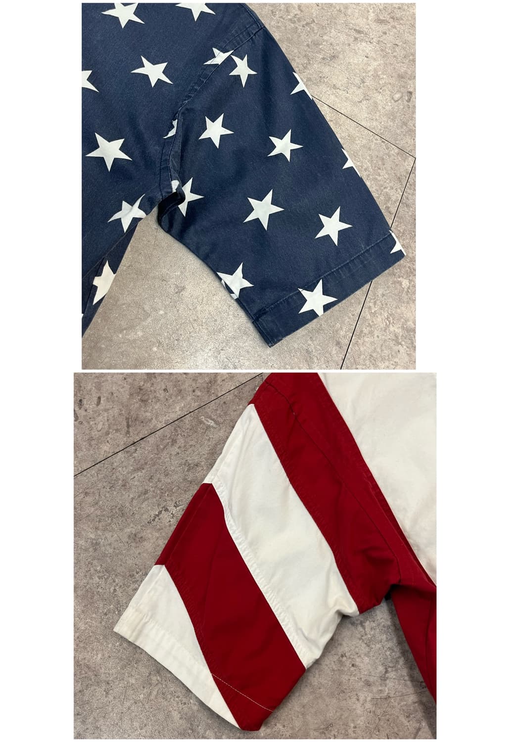 RED HEAD USA 미국 성조기 반팔 셔츠 레드 S #csz3560 상품이미지10