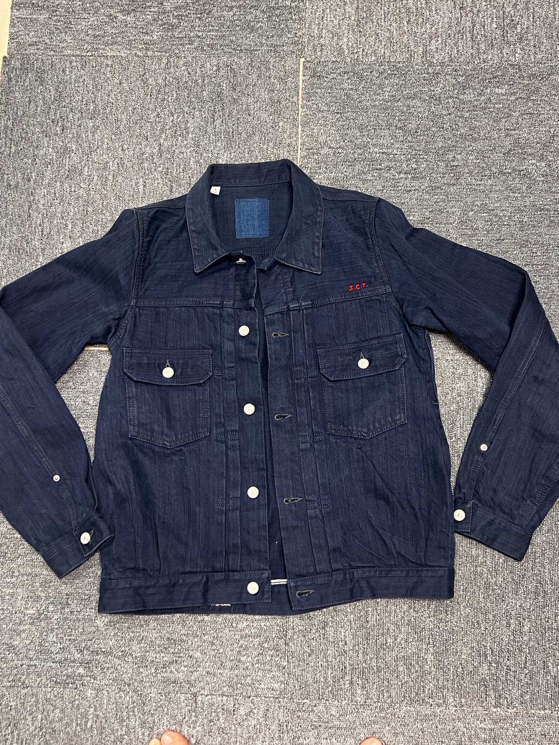 비즈빔 visvim ICT 101 블루다이 점보데님자켓 2사이즈 100 상품이미지1