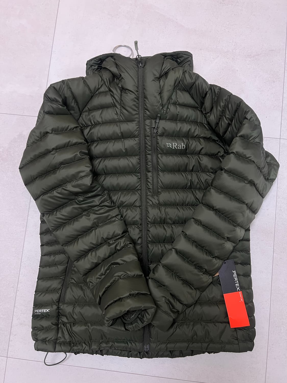 랩 마이크로라이트 알파인 여성용 자켓_ARMY 상품이미지1