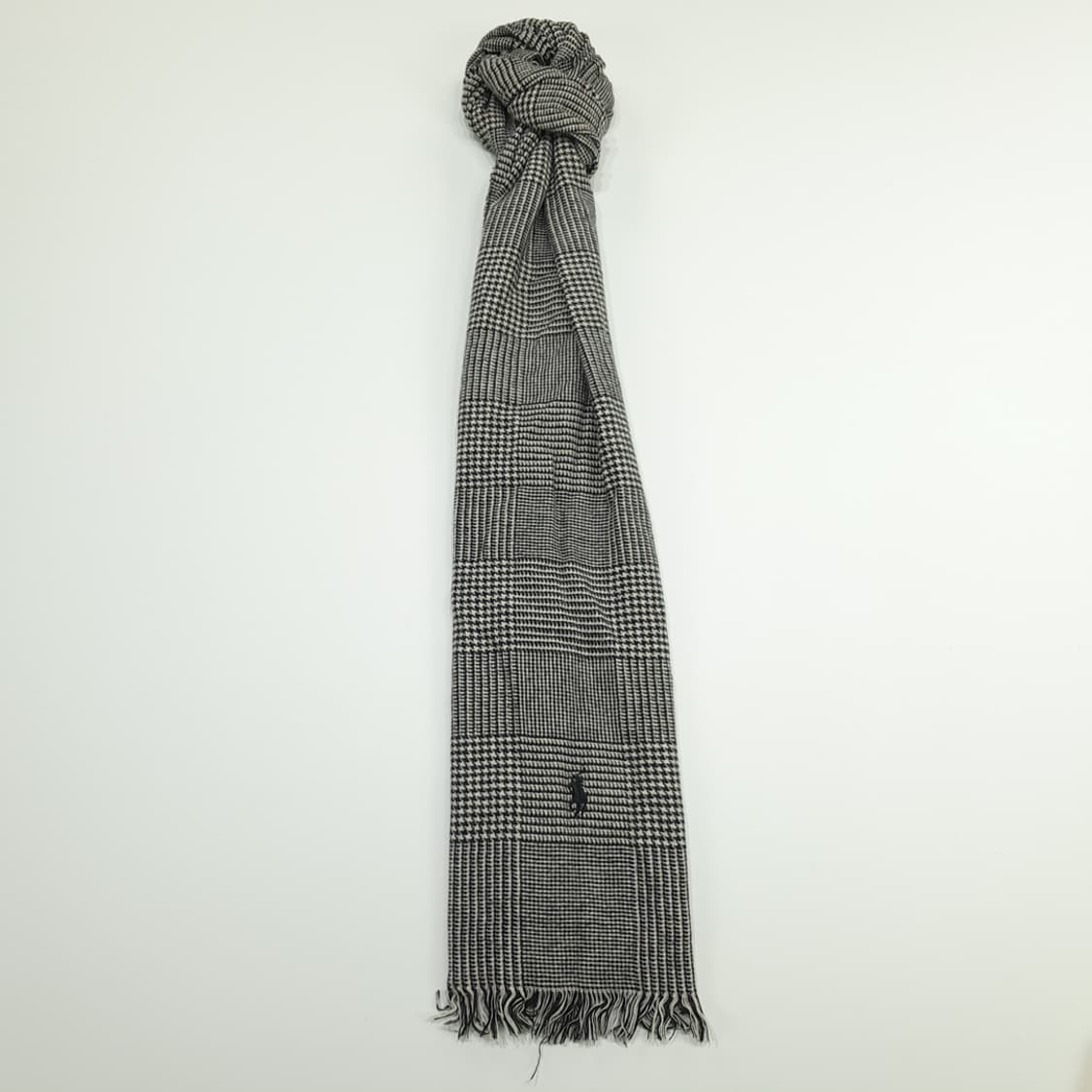 MX146 폴로 랄프로렌 프린스오브웨일즈 코튼 스카프 숄 머플러 상품이미지3
