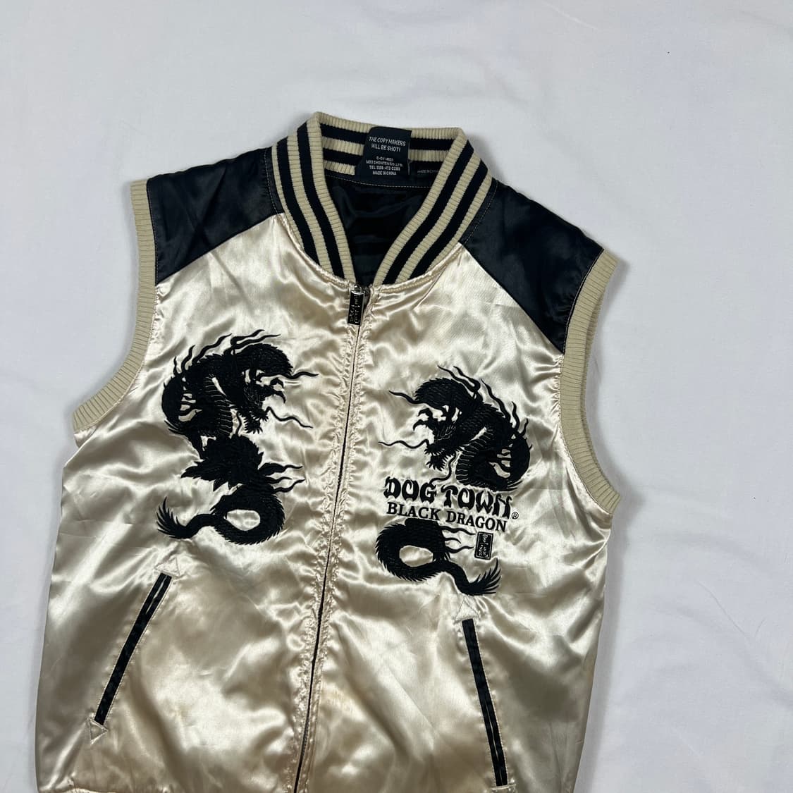 90‘s 도그타운 dogtown 블랙드래곤 스베니어 베스트 조끼 상품이미지2