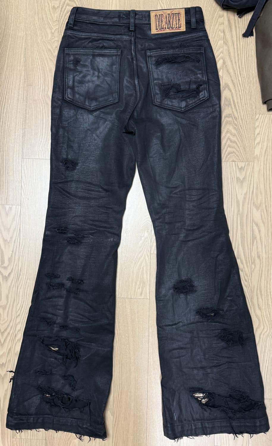 선데이 오프 클럽 래비지 플레어 데님 1사이즈 상품이미지3