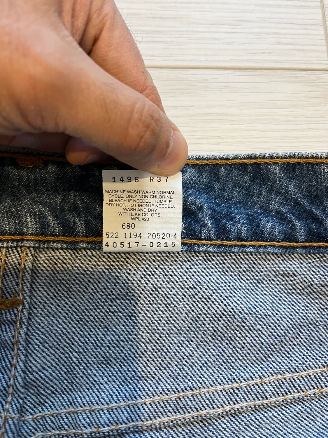 90s 리바이스 517 오렌지탭 34x30 made in USA 상품이미지4