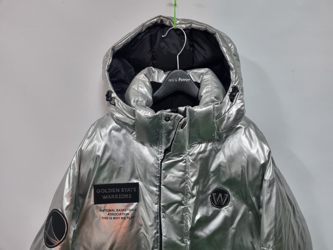NBA GSW 덕다운 숏패딩 점퍼 XL 상품이미지2