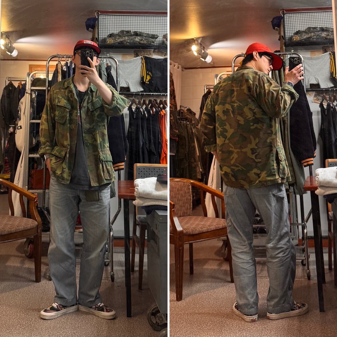 60s 미군 ERDL 정글퍼티그 자켓 M/R  상품이미지2