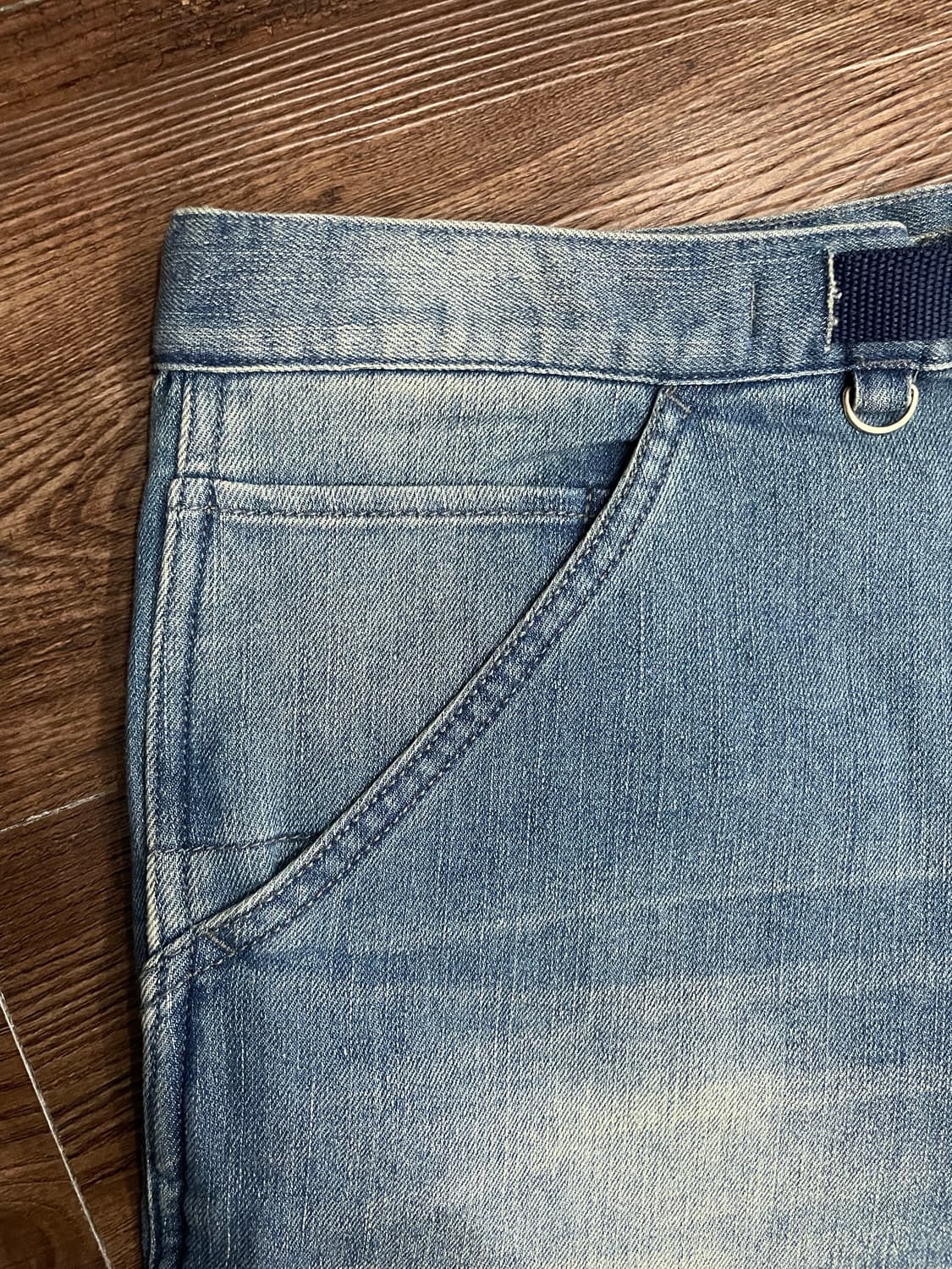 노스페이스 퍼플라벨 데님 쇼츠 상품이미지2