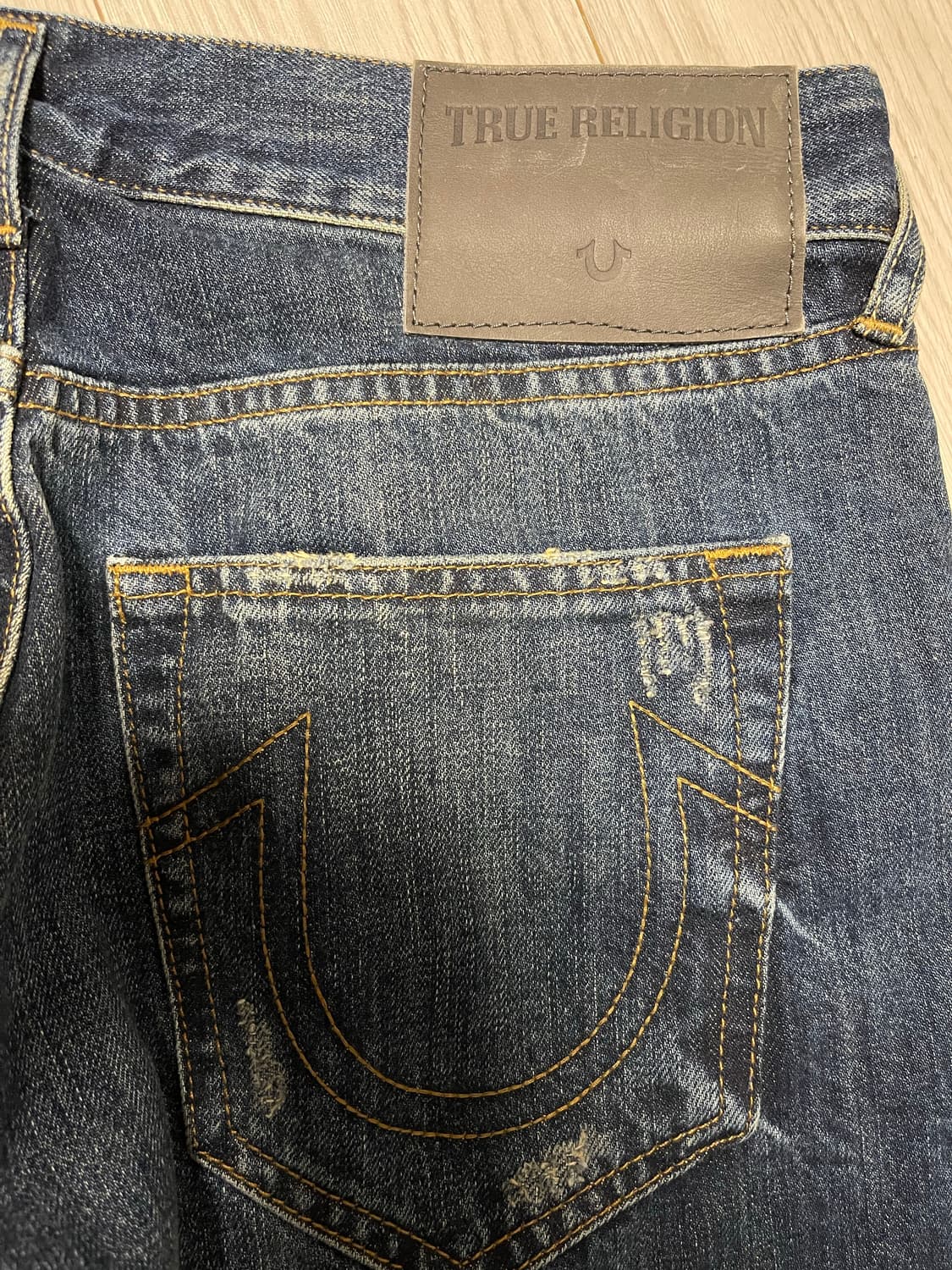 트루 릴리젼(True Religion) 디스트로이드 셀비지 데님 30 상품이미지4