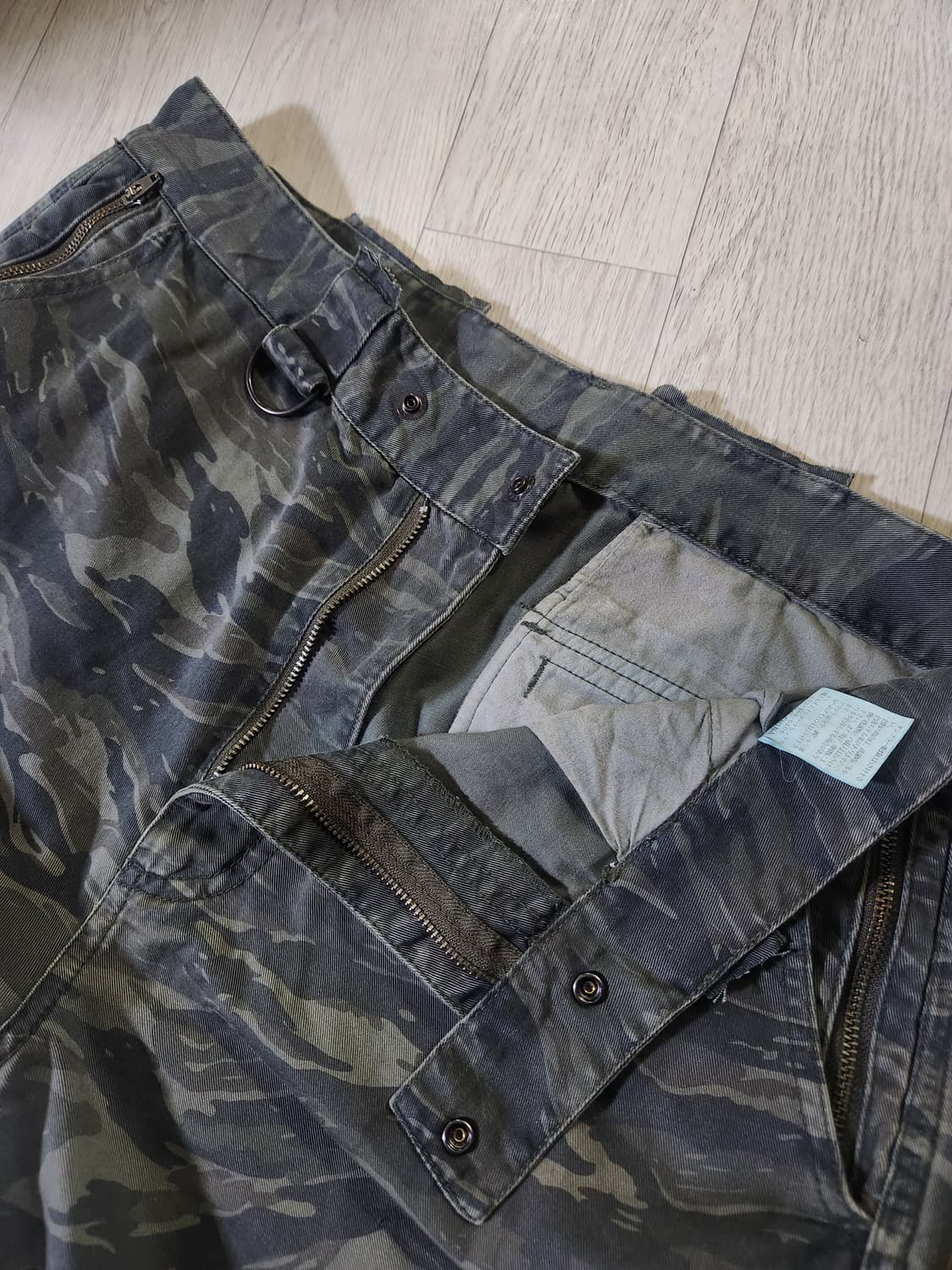 Tetei 카모 카고팬츠 32-33 /베이컨트아카이브/앤더슨벨/카미야 상품이미지4