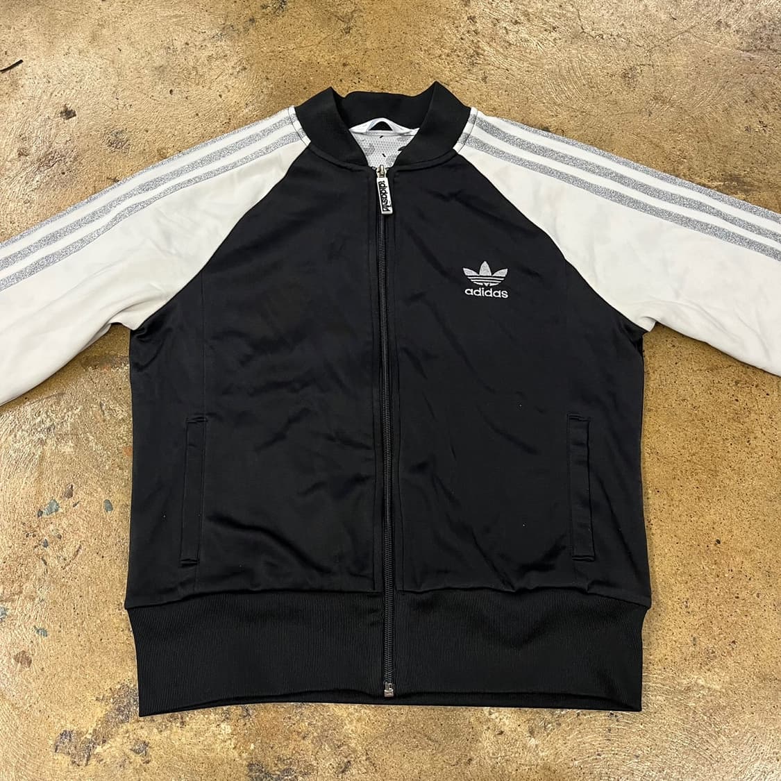 아디다스 흰검 실버 져지 트랙탑 100 상품이미지3