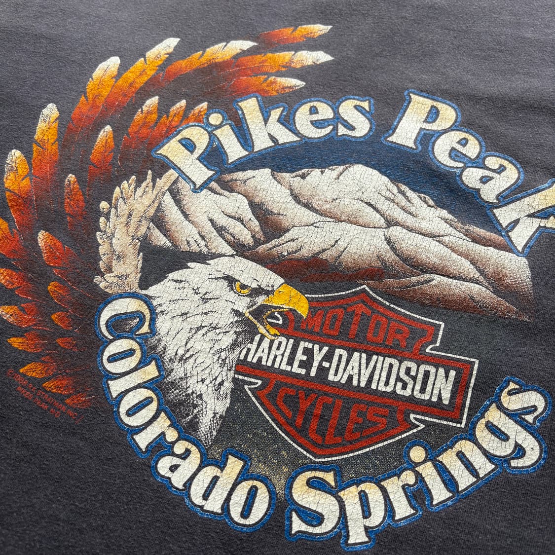 80s 빈티지 할리데이비슨 티셔츠 상품이미지5