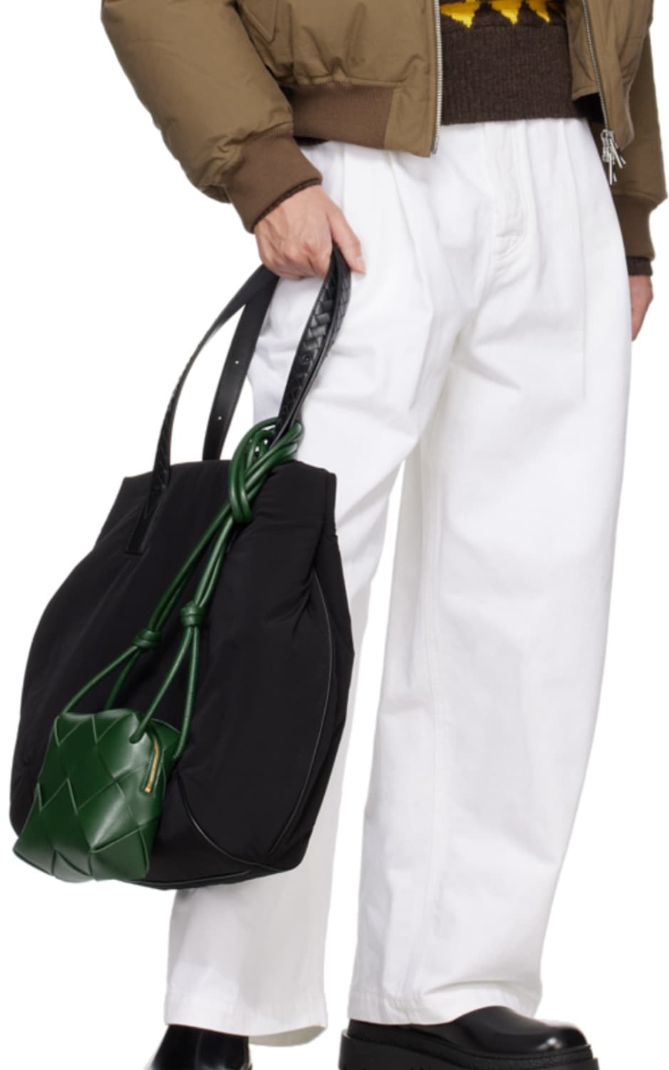 보테가베네타 블랙 인트레치아토 토트백(새상품급) 상품이미지2