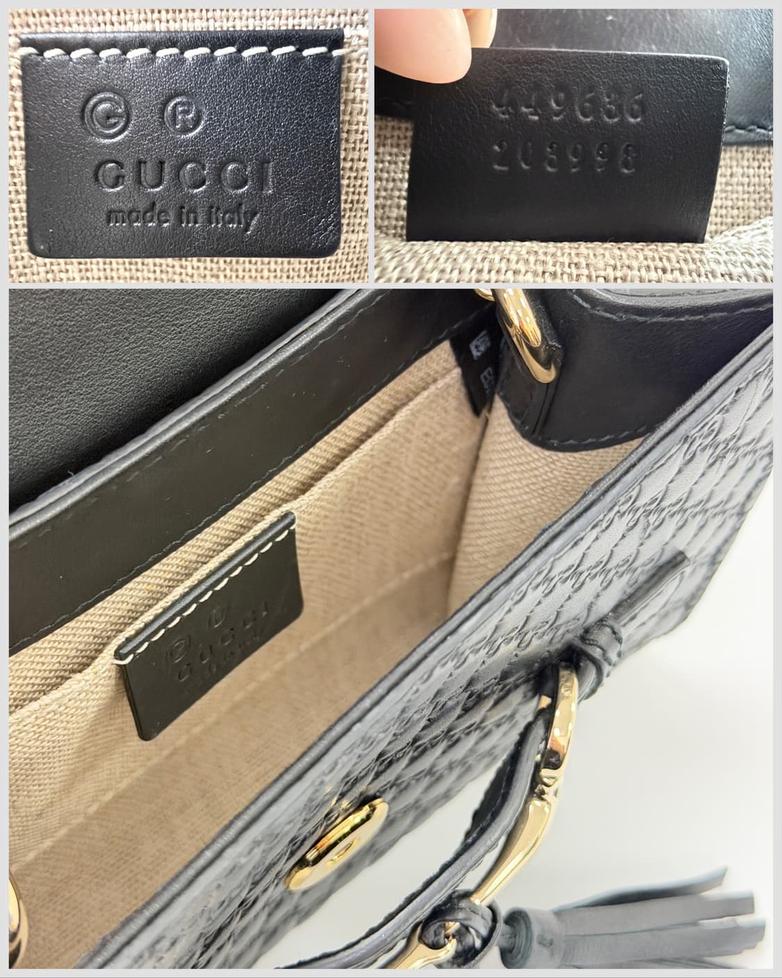 구찌 마이크로 시마 에밀리 미니 체인백 상품이미지8