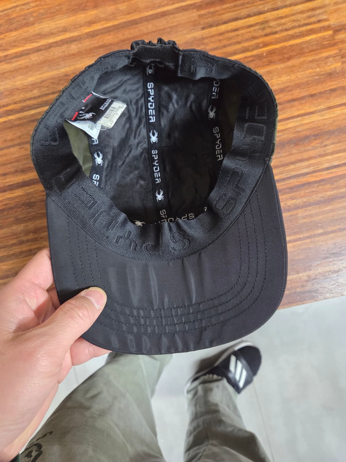 스파이더 글로시 캠프캡 모자 프리  상품이미지3