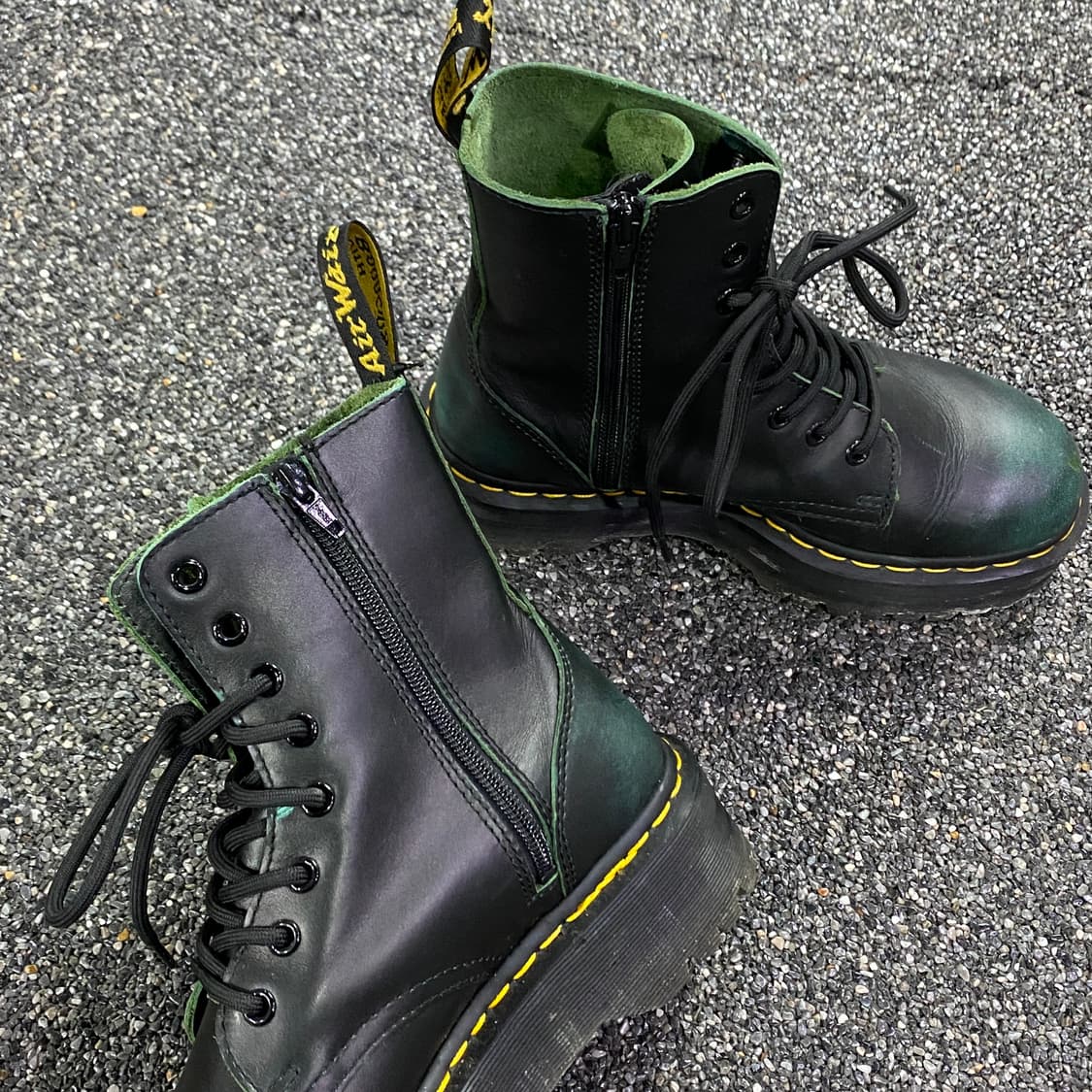 닥터마틴 제이든 8홀 부츠 빈티지 그린  B4142 상품이미지3
