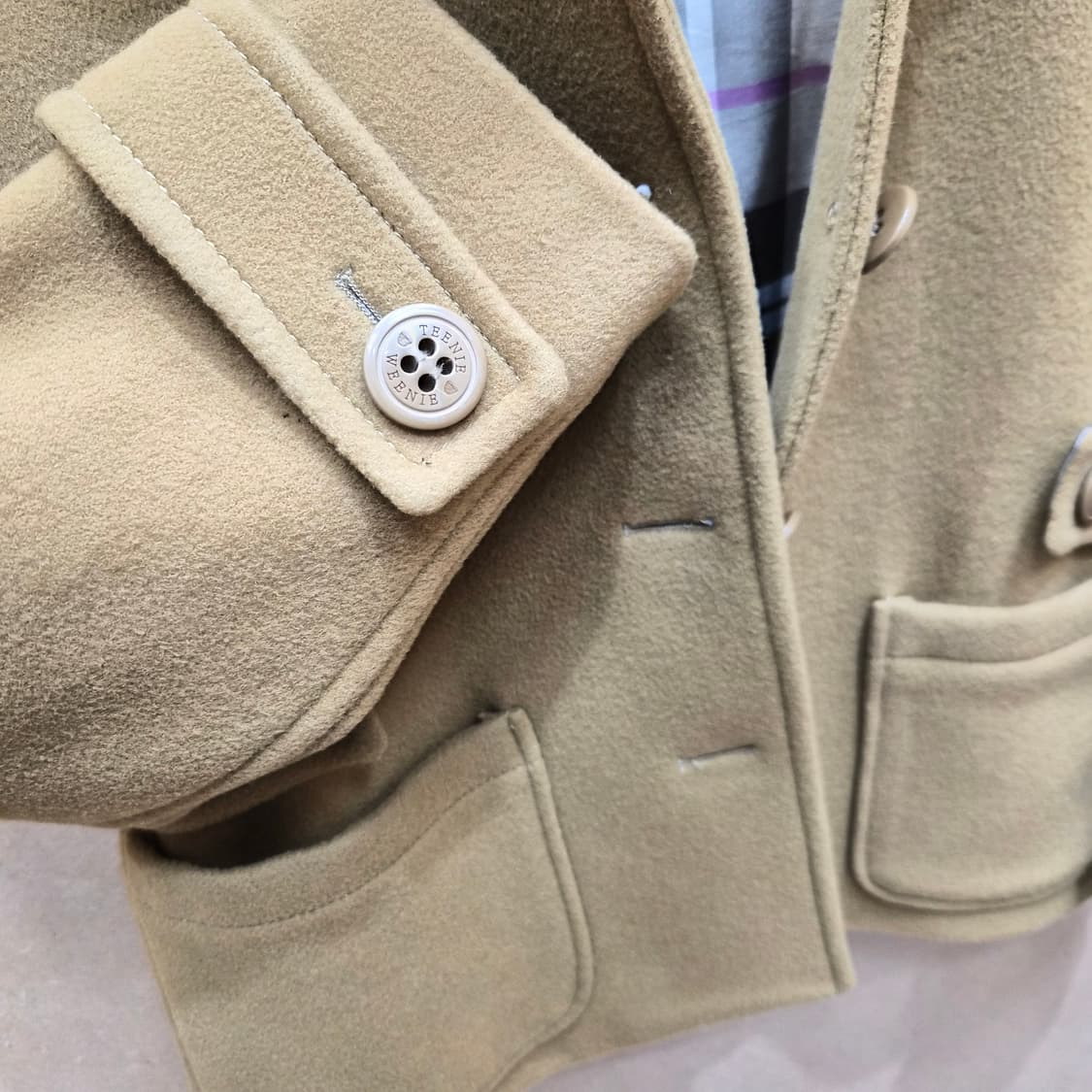 티니위니 후드 모직 코트 상품이미지6