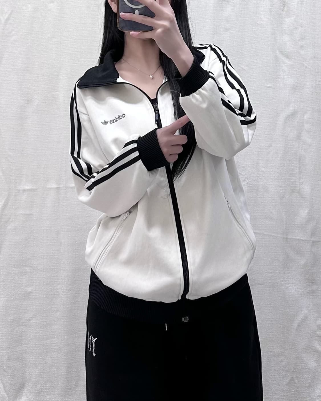 아디다스 베켄바우어 흰검 트랙탑 져지 상품이미지1