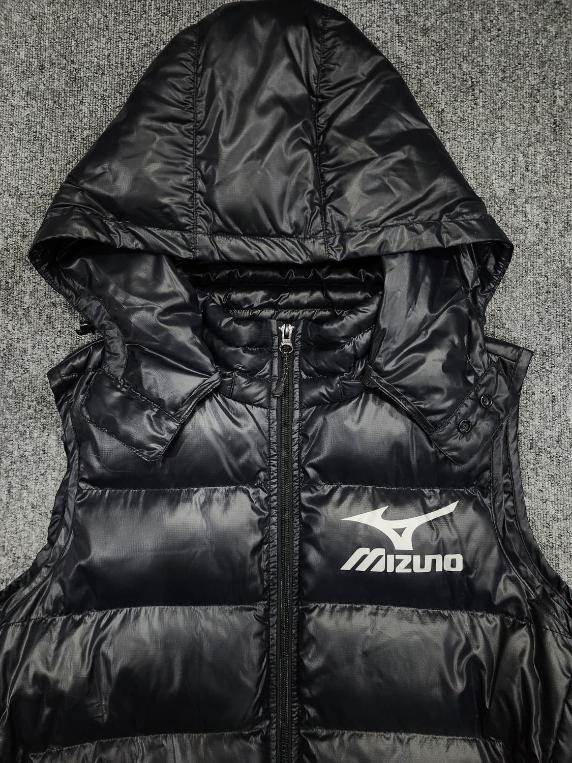 미즈노 후드 패딩 베스트 조끼  XL 상품이미지4