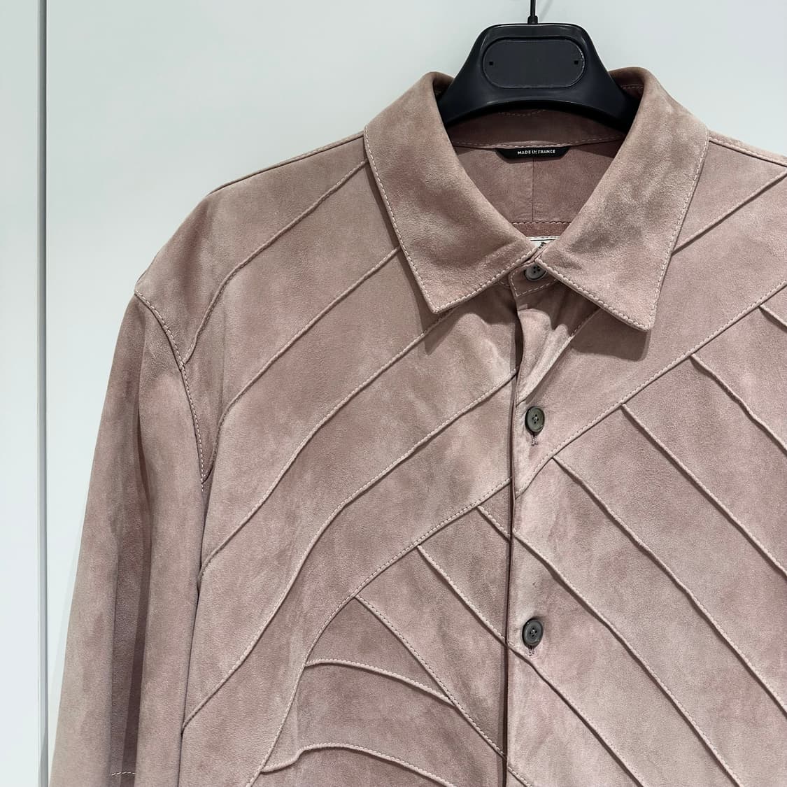 22s/s 에르메스 고트 스웨이드 반팔 셔츠 상품이미지2