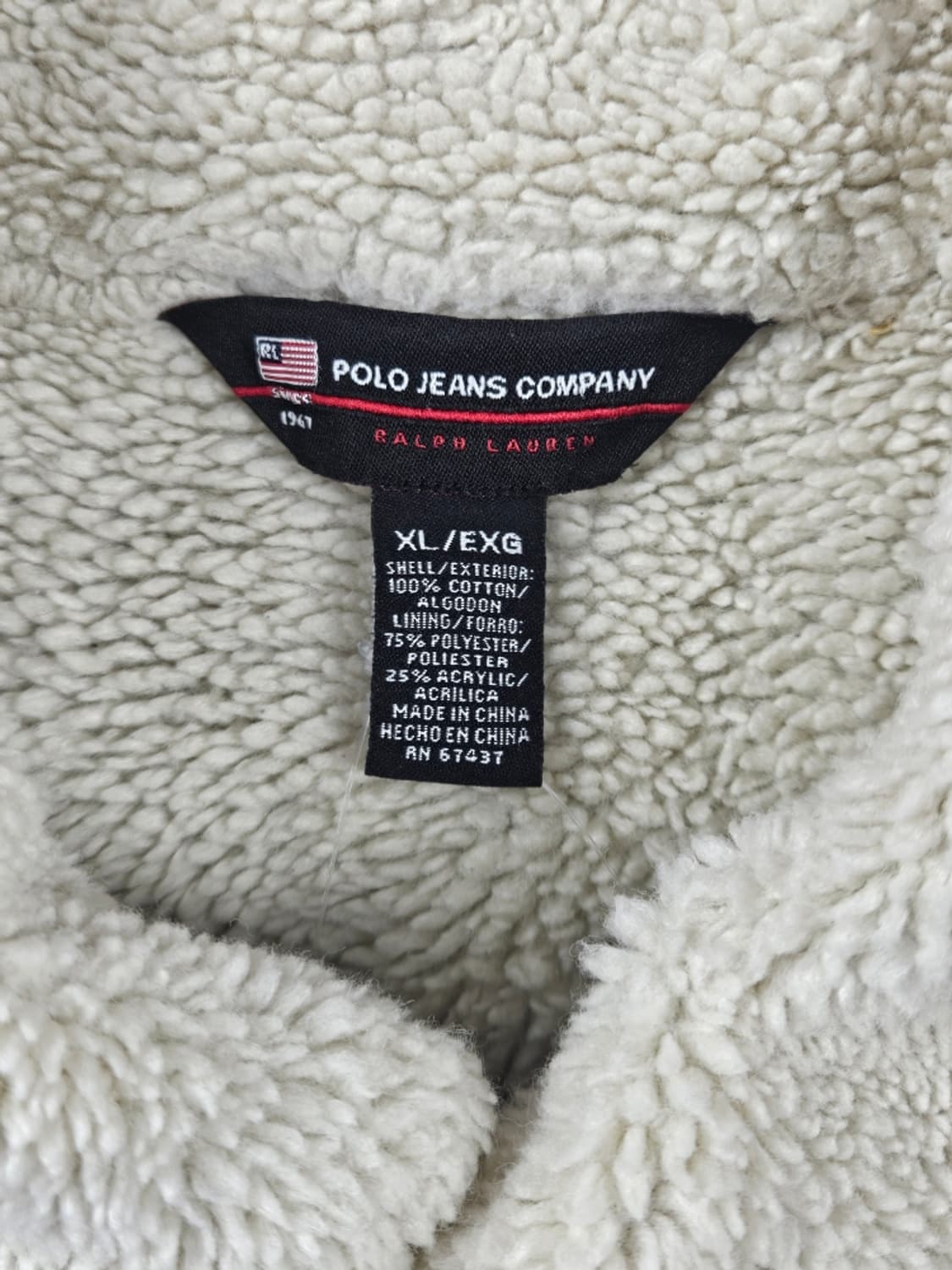 폴로 진스 쉐르파 라이닝 데님 트러커 자켓 ( XL ) /  11096 상품이미지7