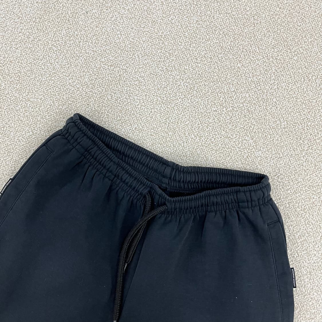 M 언더아머 블랙 조거팬츠 0225M2 상품이미지2