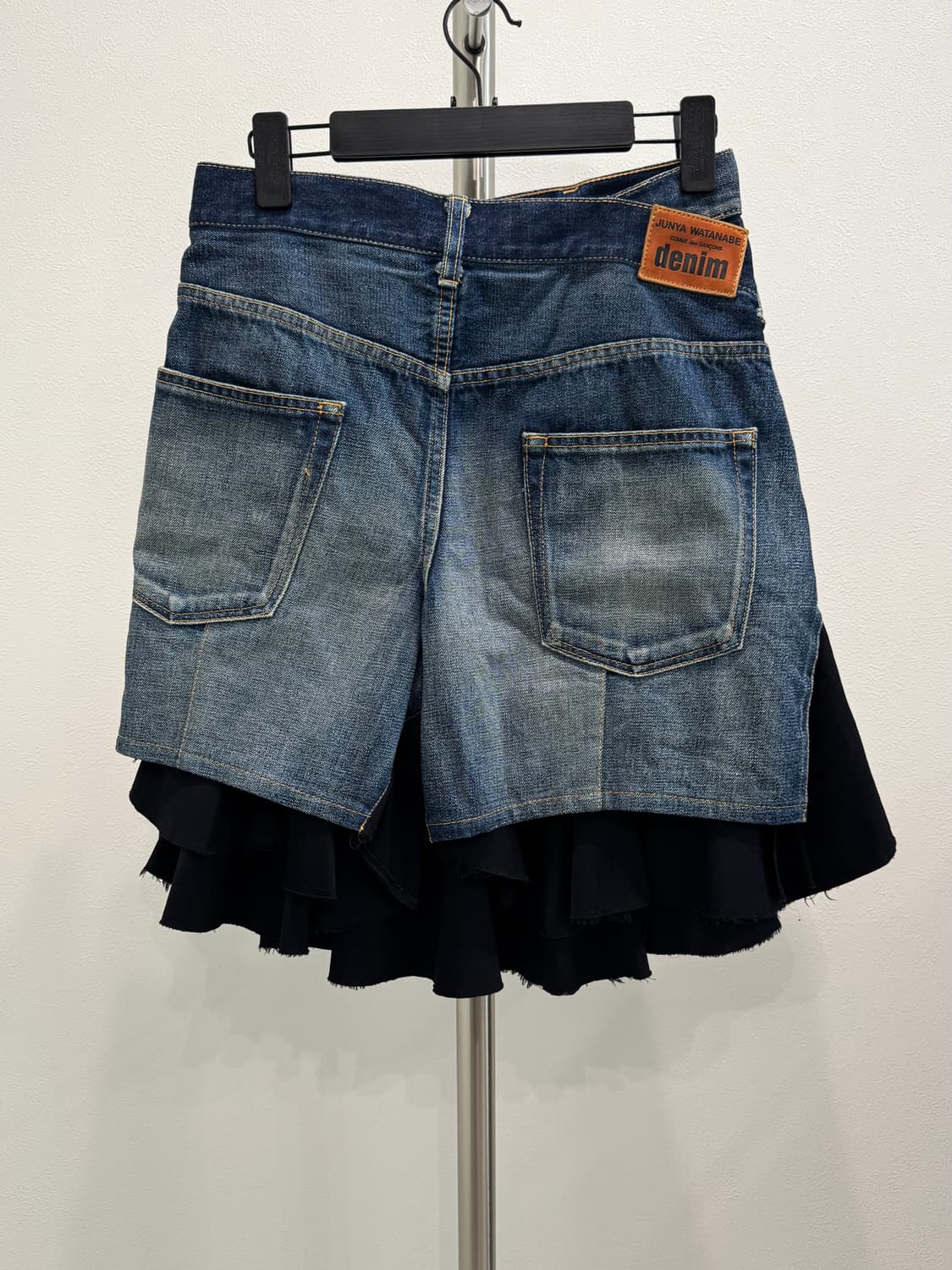 준야와타나베 12ss 레이어드 데님 스커트 상품이미지8