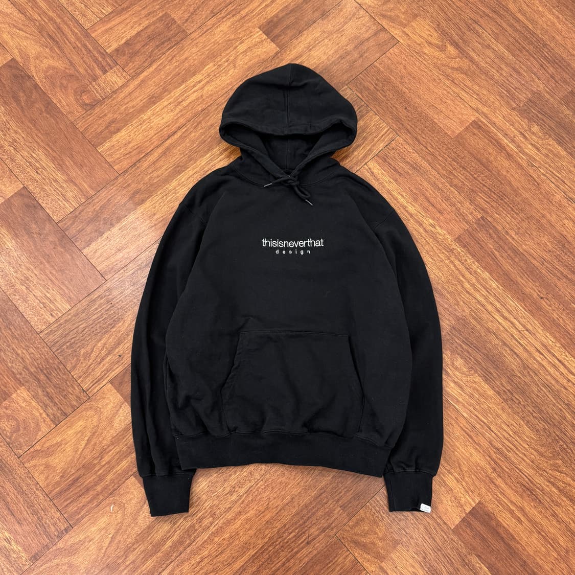 L(105) 디스이즈네버댓 디네댓 블랙 후드 티셔츠  상품이미지1