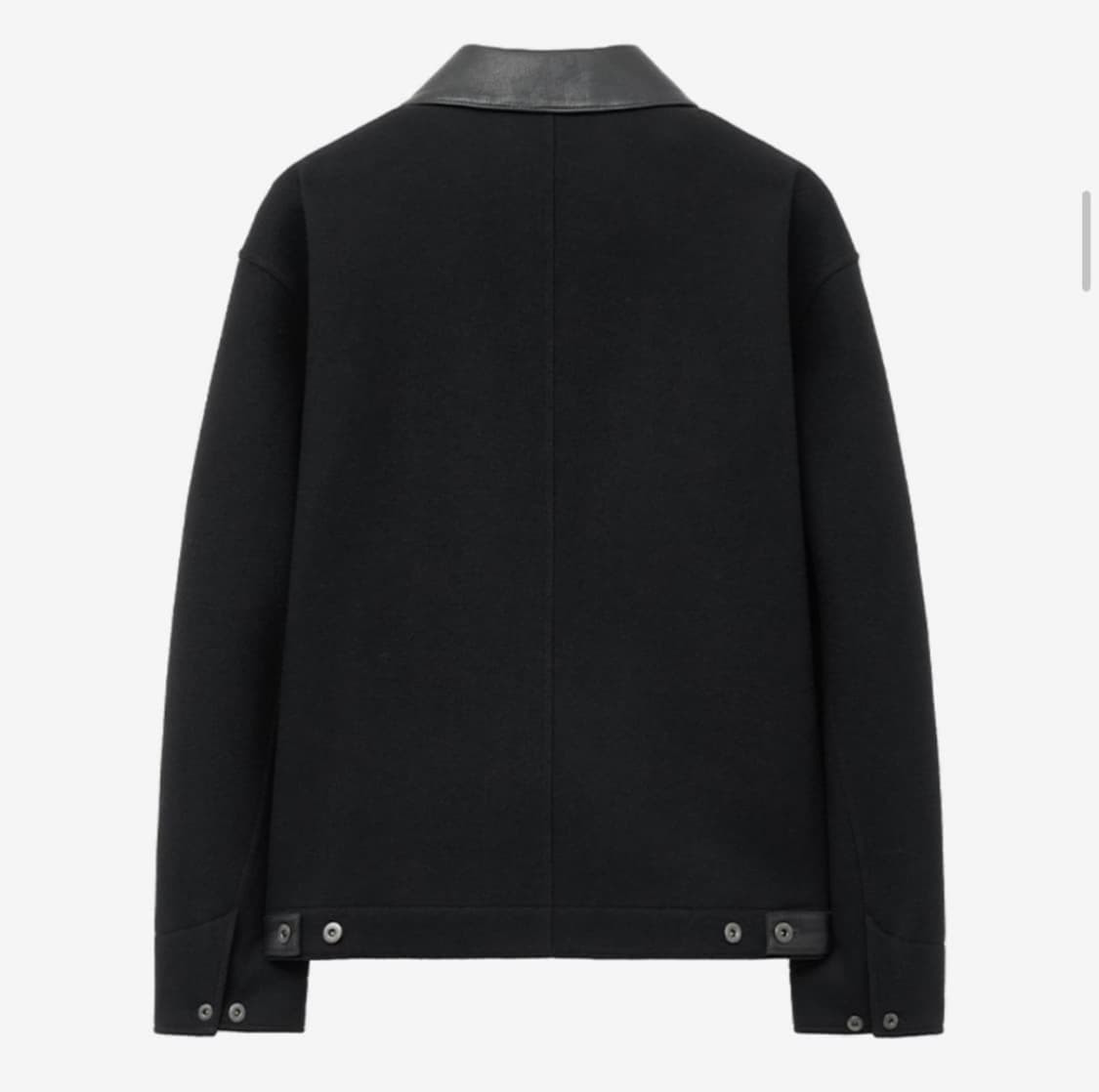 인사일런스 레더 패치 울 워크 자켓 L 상품이미지2