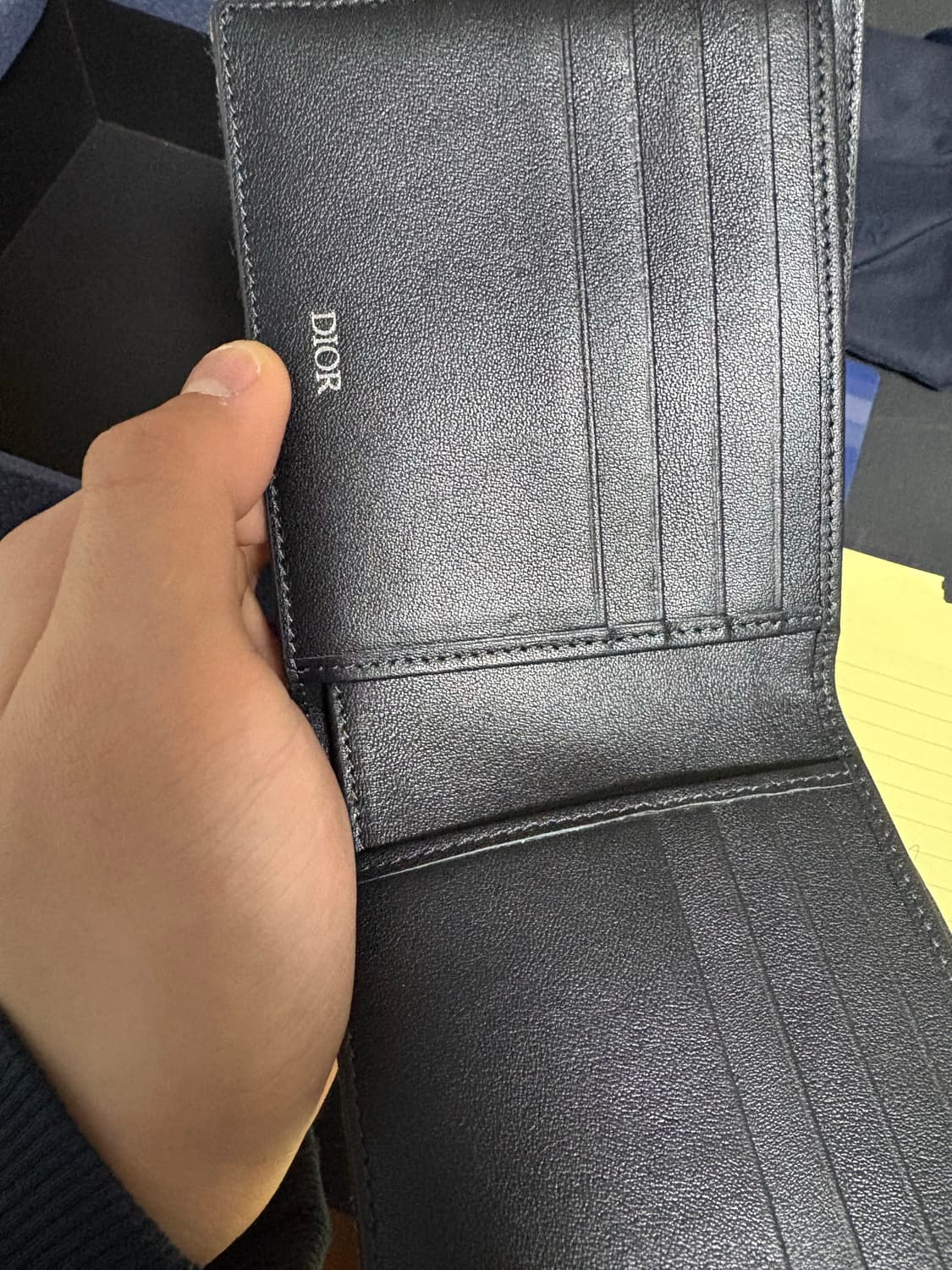 디올 반지갑 베이지 새상품 (급처 상품이미지3