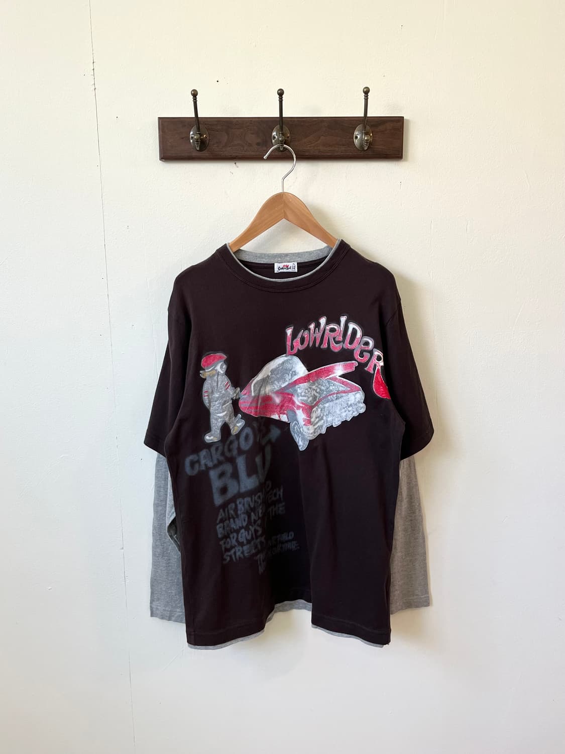 카고브로스 레이어드 프린팅 티셔츠 상품이미지2